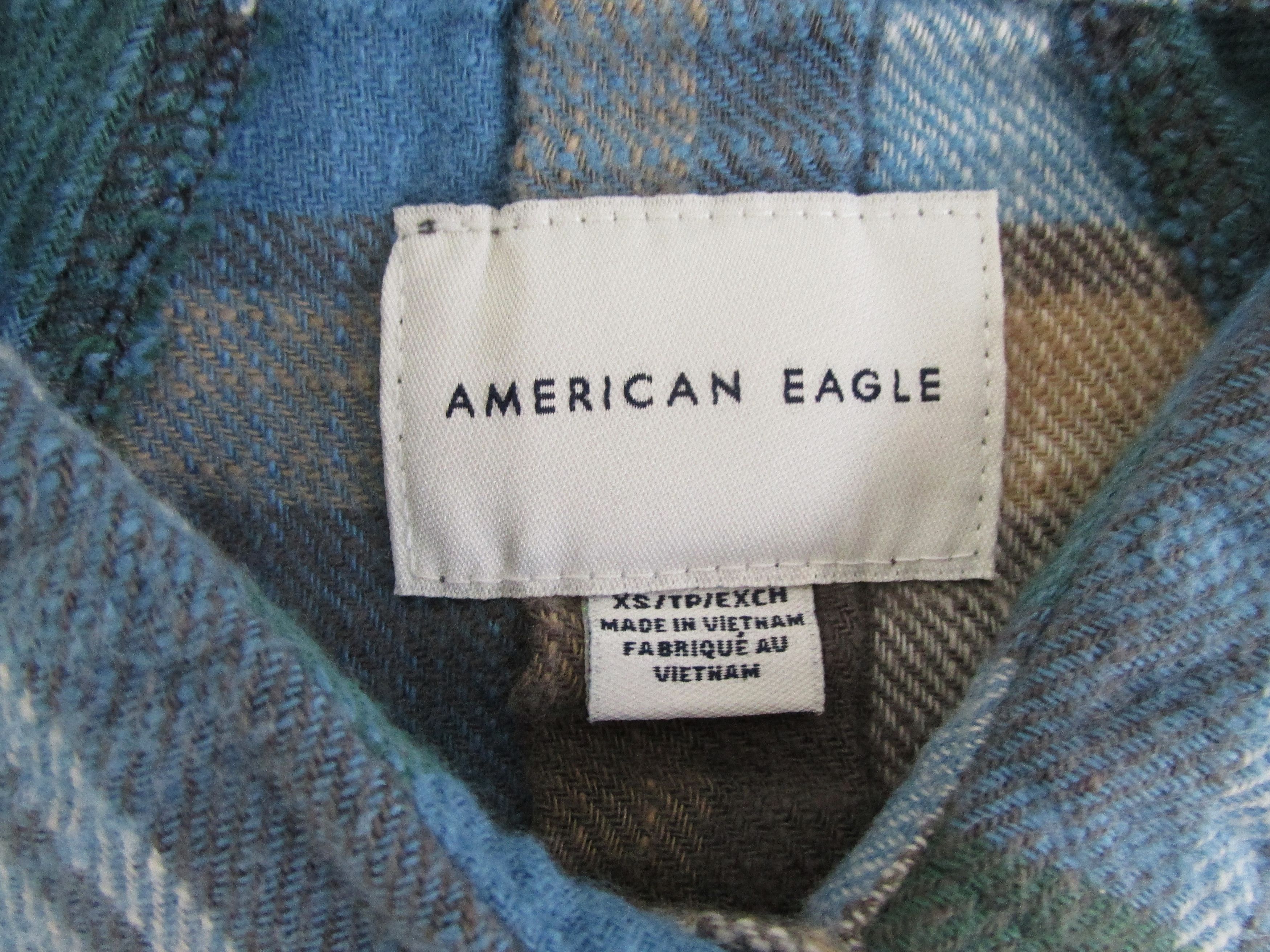 American Eagle Outfitters American Eagle Women's Soft Flannel Shirt Size XS Size XS / US 0-2 / IT 36-38 - 2 Thumbnail