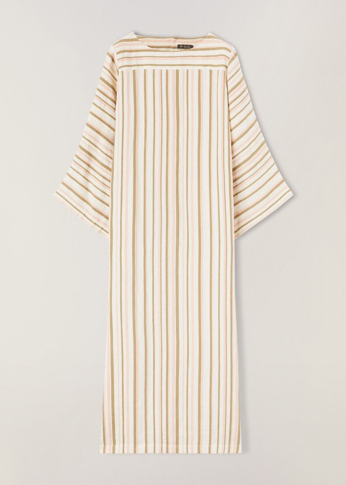 Loro Piana o1srvl11e0824 Veronica Terry Maxi Dress in Multicolor Size L / US 10 / IT 46 - 1 Thumbnail