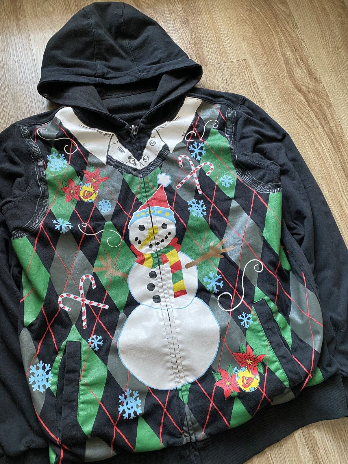 Quiksilver Quiksilver Y2K Double Sided Reversible Zip Up Hoodie Size US M / EU 48-50 / 2 - 6 Thumbnail