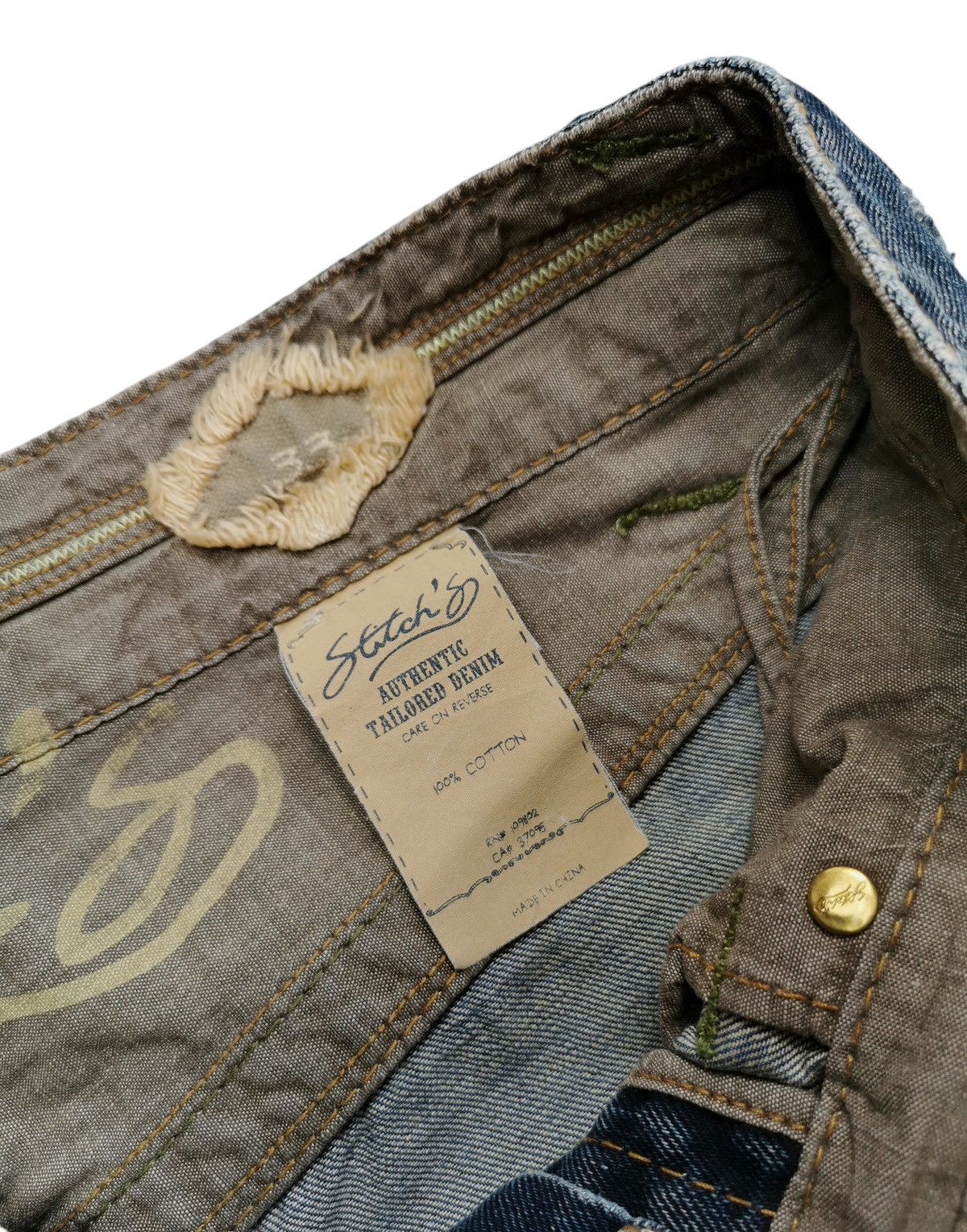 If Six Was Nine × Stitch's Jeans × Vintage Stitchs Flare Jeans Size US 33 - 9 Thumbnail