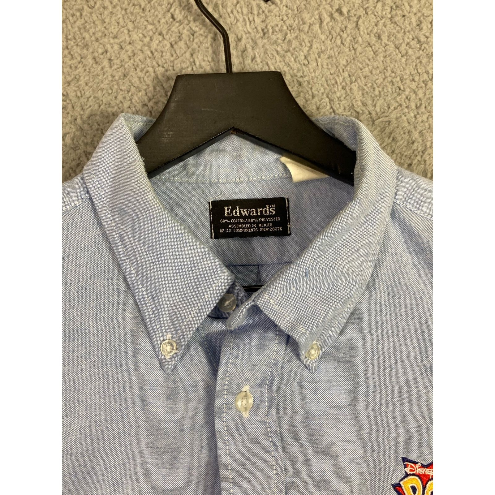 Other Disney World Pop Century Men's Blue Employee Shirt 2XL Size US M / EU 48-50 / 2 - 5 Thumbnail
