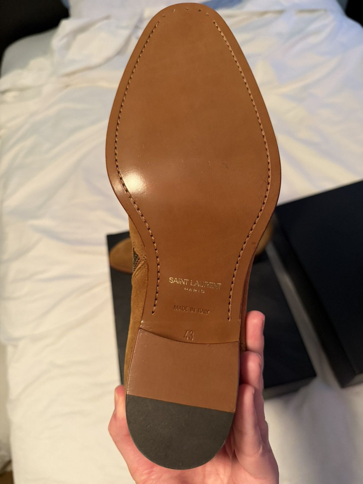 Saint Laurent Paris Brand New FW13 Ochre Cowboy Size US 10 / EU 43 - 6 Thumbnail