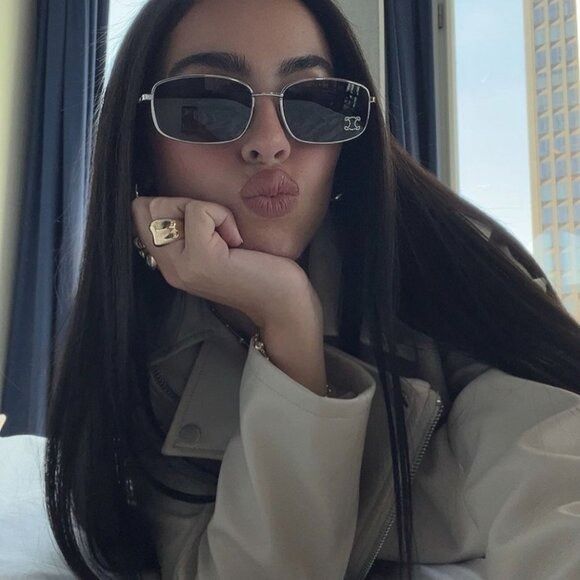 Celine 🕶️ New Celine CL40285U RHINESTONE TRIOMPHE 16A Sunglasses Size ONE SIZE - 1 Thumbnail