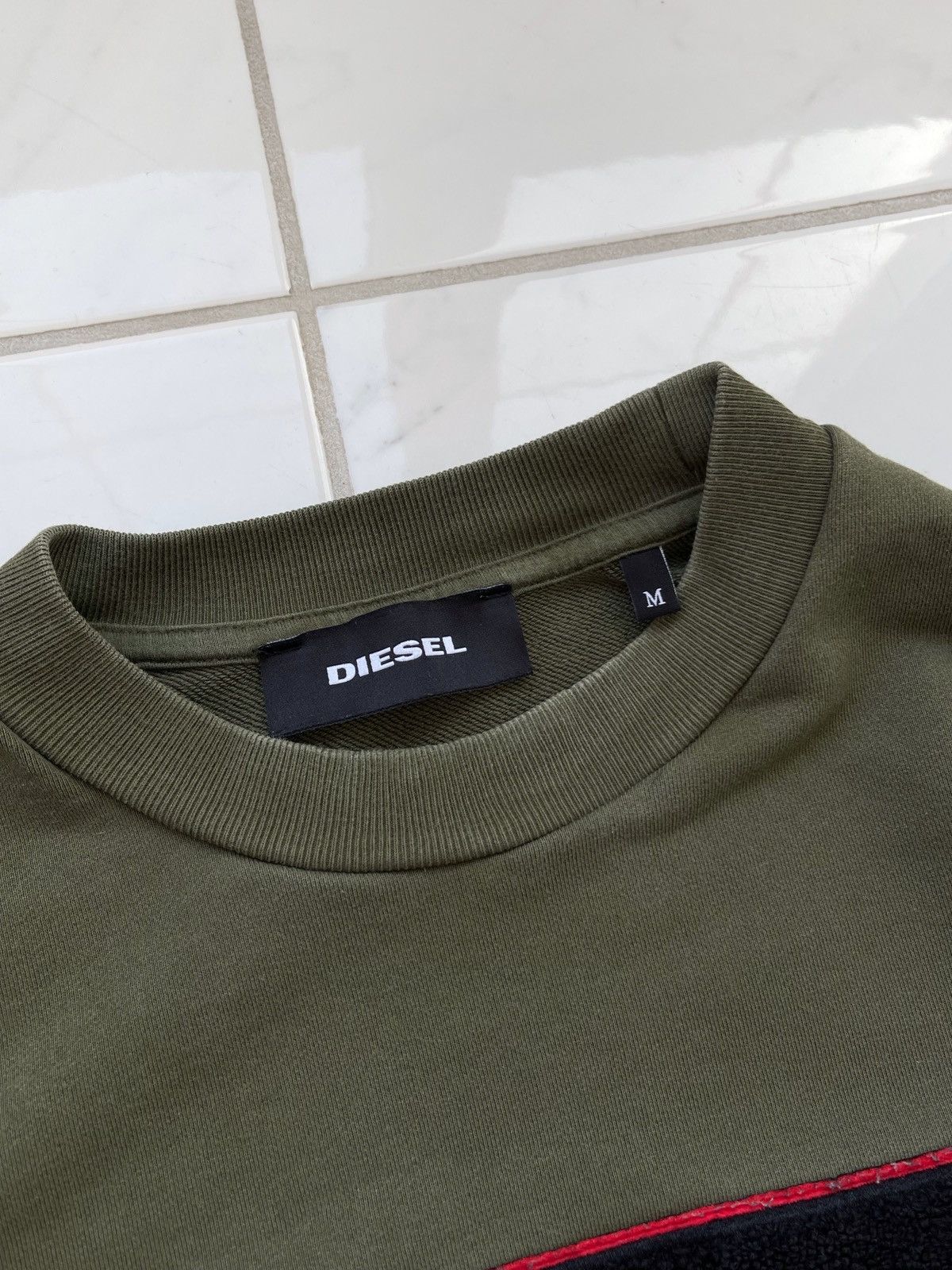 Diesel × Vintage Diesel Y2k Big Logo Sweatshirt Size US M / EU 48-50 / 2 - 5 Thumbnail