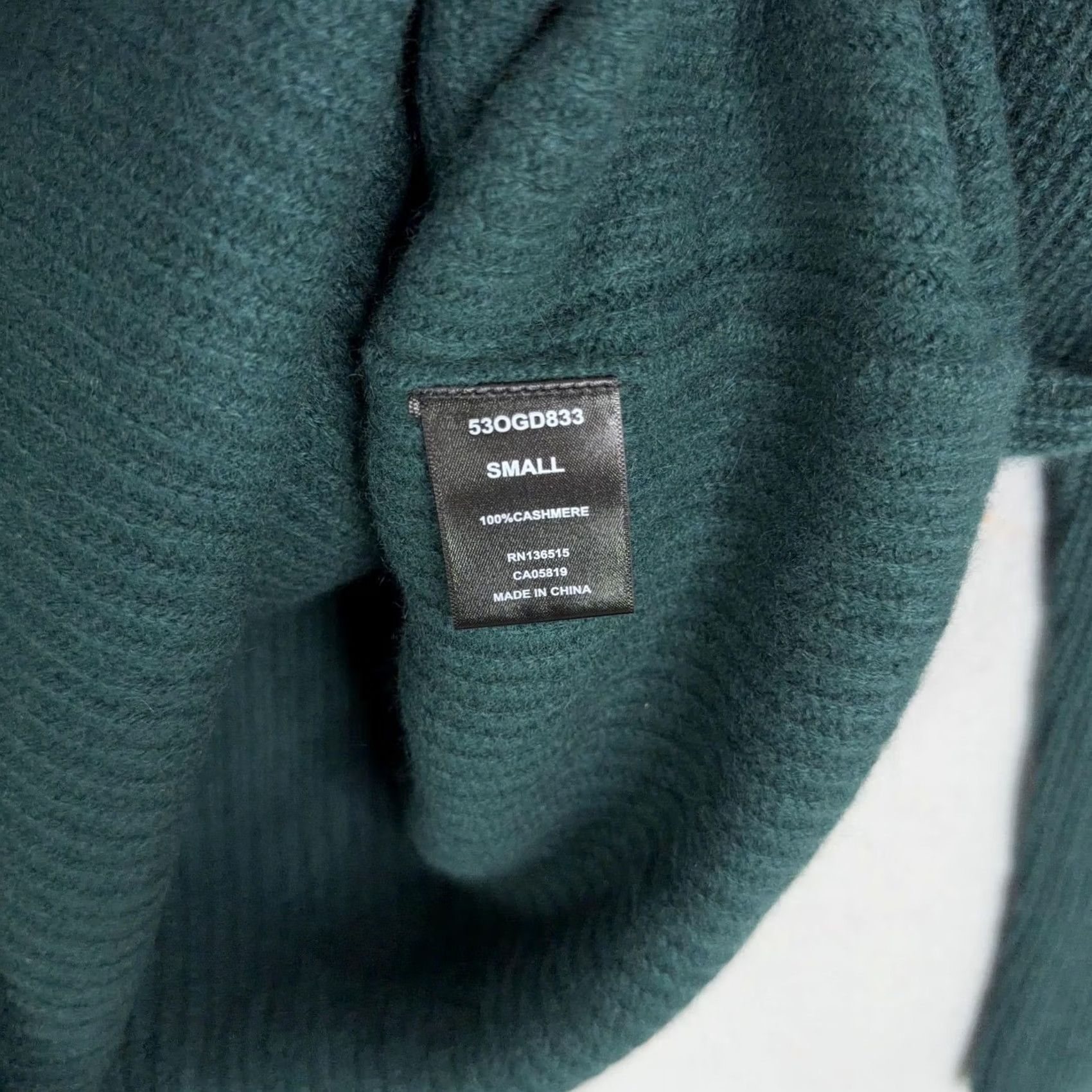 Vintage VINTAGE OGD Sweater Dress Womens Small Green 100% Cashmere Crew Neck Knit Mini NWT Size S / US 4 / IT 40 - 3 Thumbnail