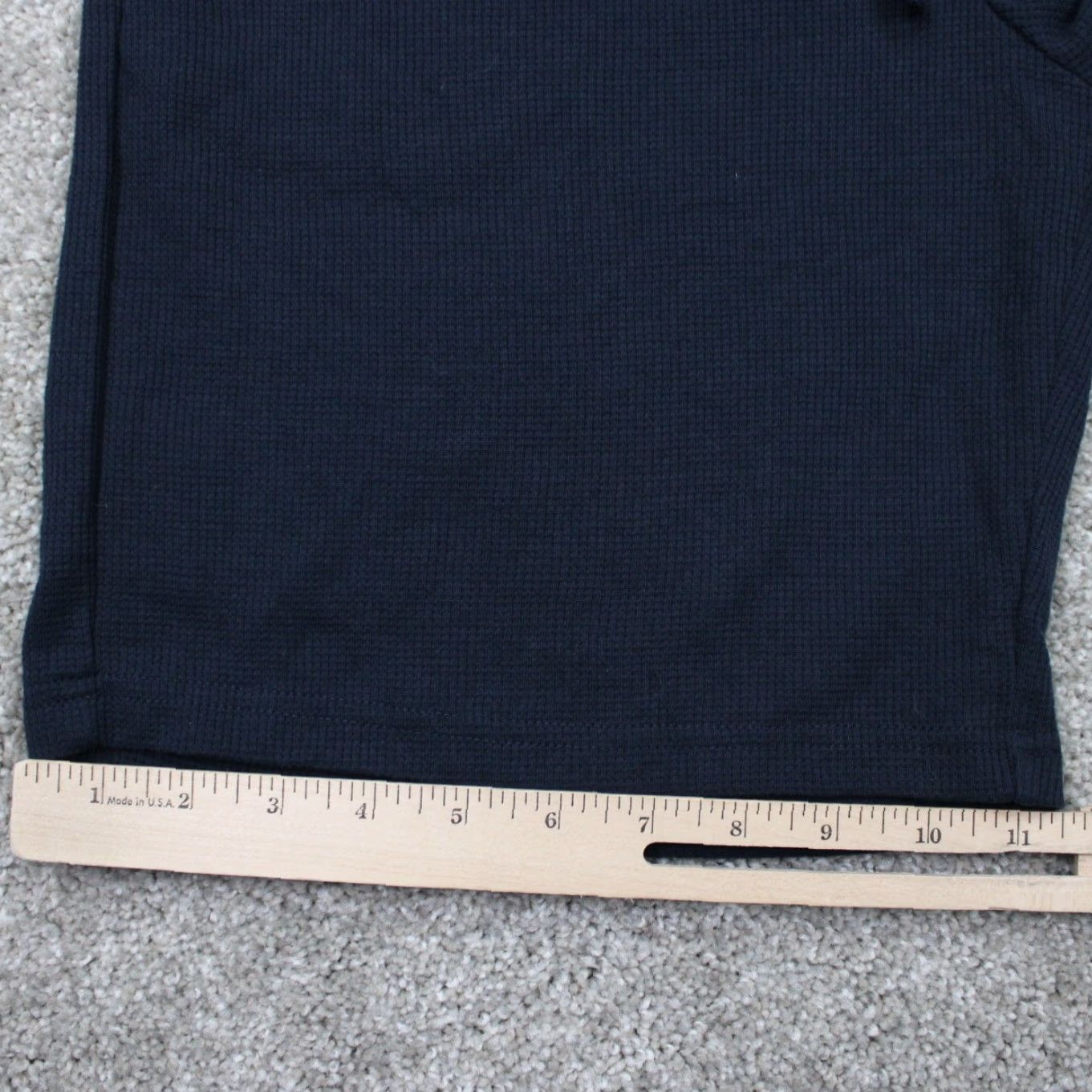 Eddie Bauer Eddie Bauer Mens Medium Blue Lounge Shorts Cotton/Poly 8" Inseam Sweat Knit Pockets Logo Flat Front Casual Size US 31 - 6 Thumbnail