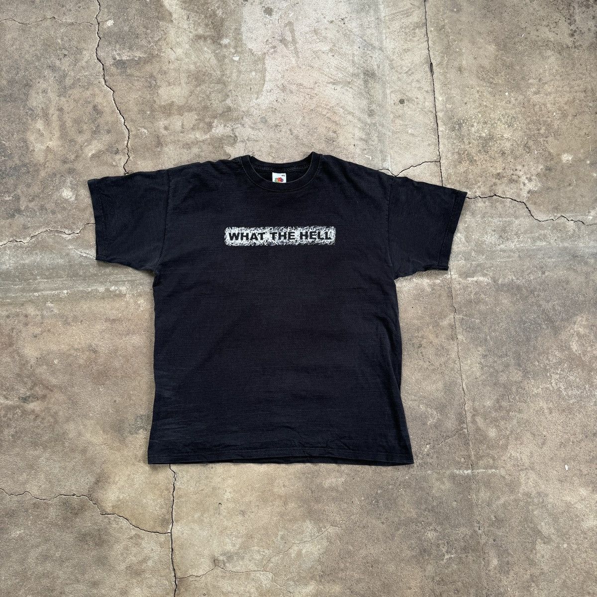 Band Tees × Vintage Vintage Sun Faded What The Hell T-Shirt Size US L / EU 52-54 / 3 - 1 Thumbnail