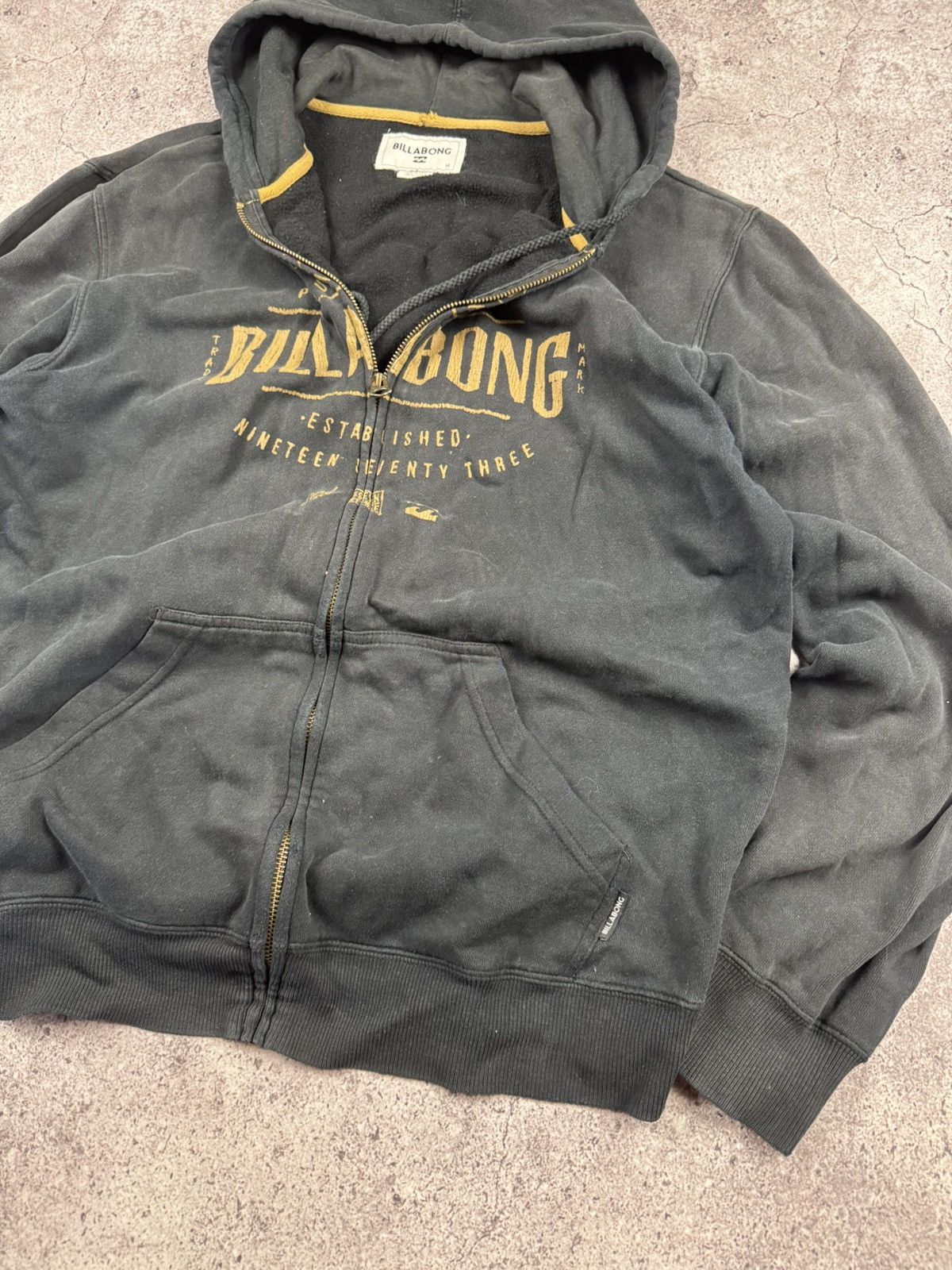 Billabong Vintage Y2K Billabong Surf Patchwork Faded Zip Hoodie Size US M / EU 48-50 / 2 - 5 Thumbnail