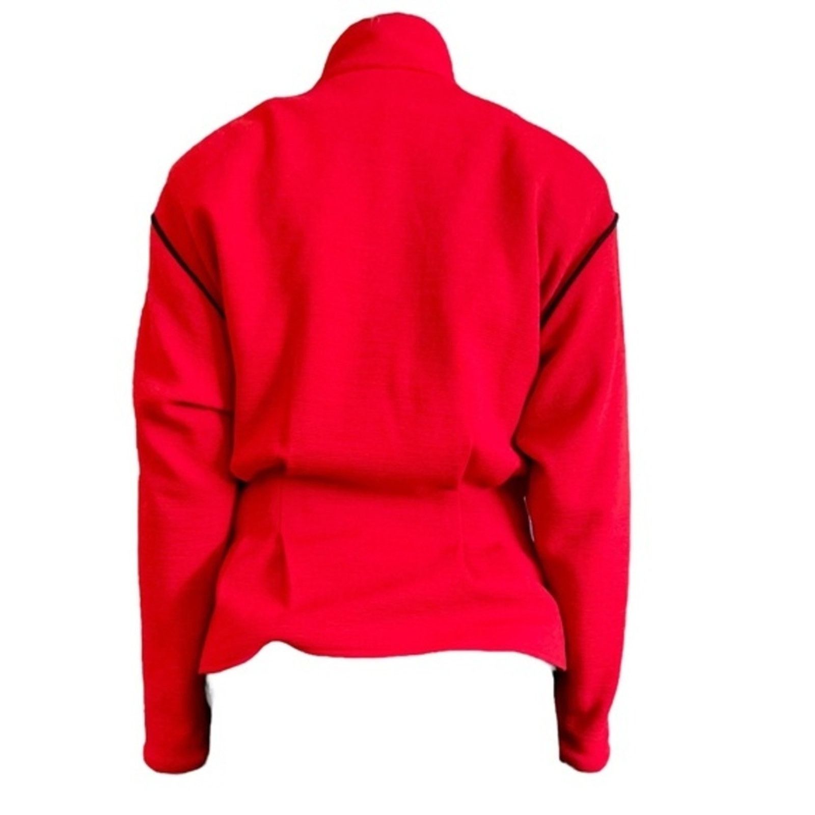 Emanuel Ungaro × Vintage Ungaro Ter x Emanuel Ungaro Vintage Red Wool Jacket Coat Size M / US 6-8 / IT 42-44 - 3 Thumbnail