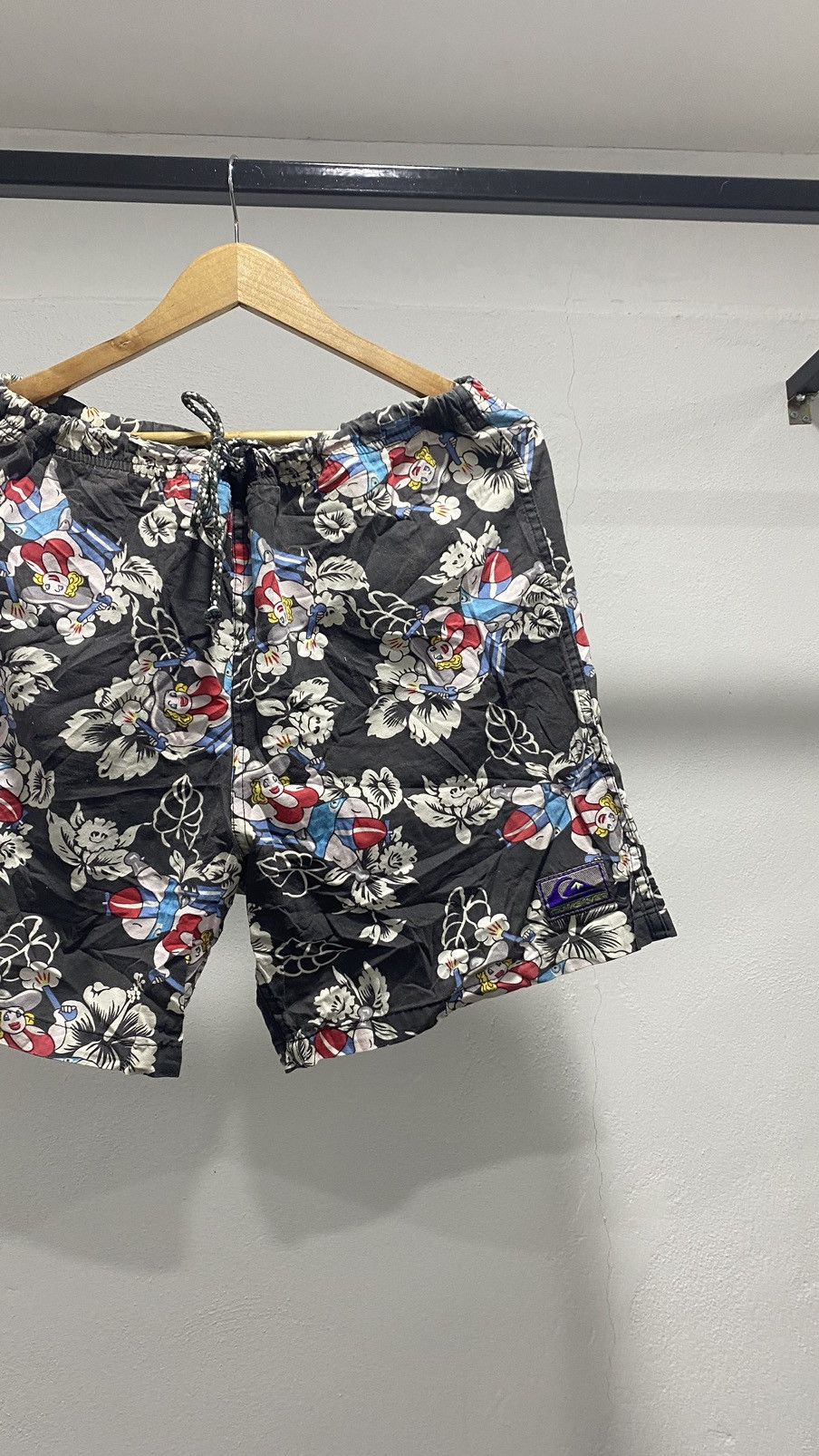 Quiksilver Quiksilver Cartoon Beach Pants 80s Size US 34 / EU 50 - 2 Thumbnail