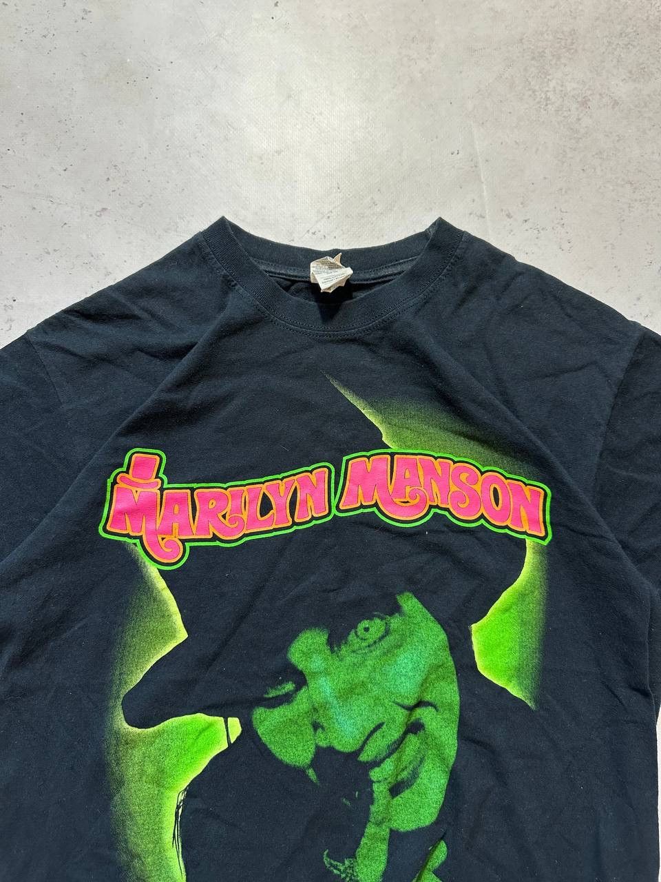 Marilyn Manson × Vintage Vintage Marilyn Manson Promo Boxy T-shirt M Size US M / EU 48-50 / 2 - 4 Thumbnail