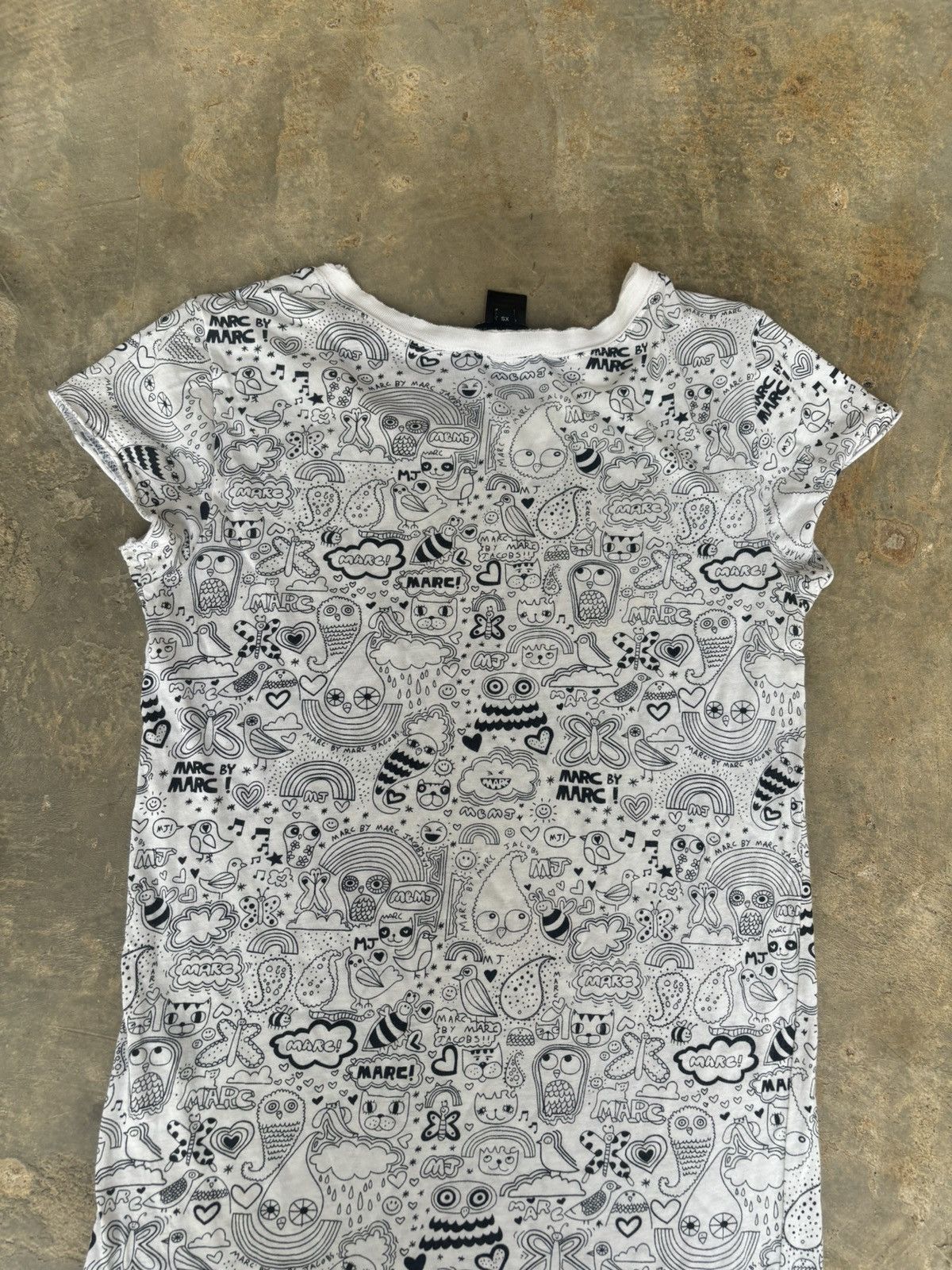 Hysteric Glamour Y2k Marc by Marc Jacobs Full Print Tshirt Size XS / US 0-2 / IT 36-38 - 5 Thumbnail