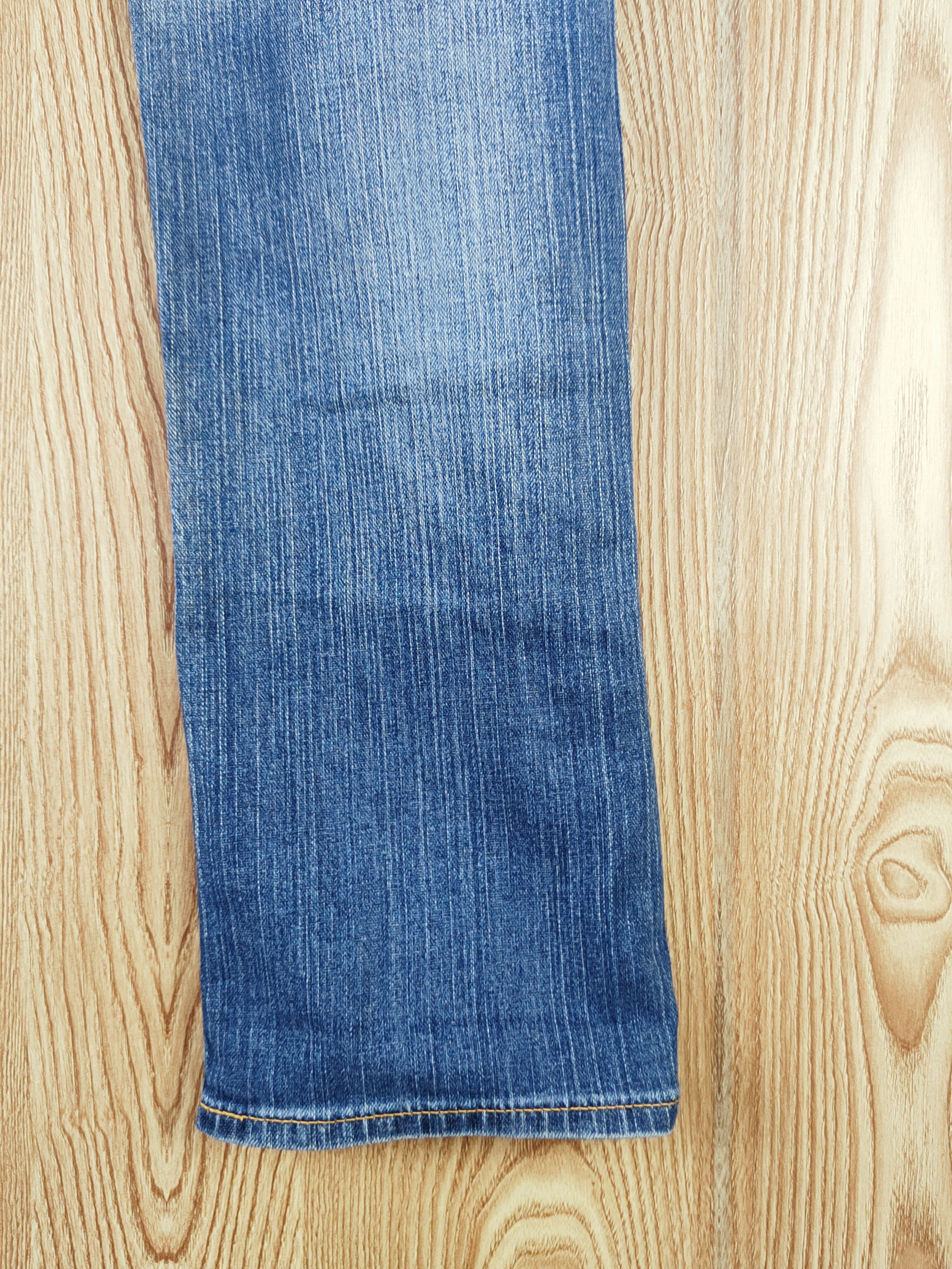 Japanese Brand Uniqlo Blue Faded Distressed Ripped Jeans #S2774 Size US 34 / EU 50 - 11 Thumbnail