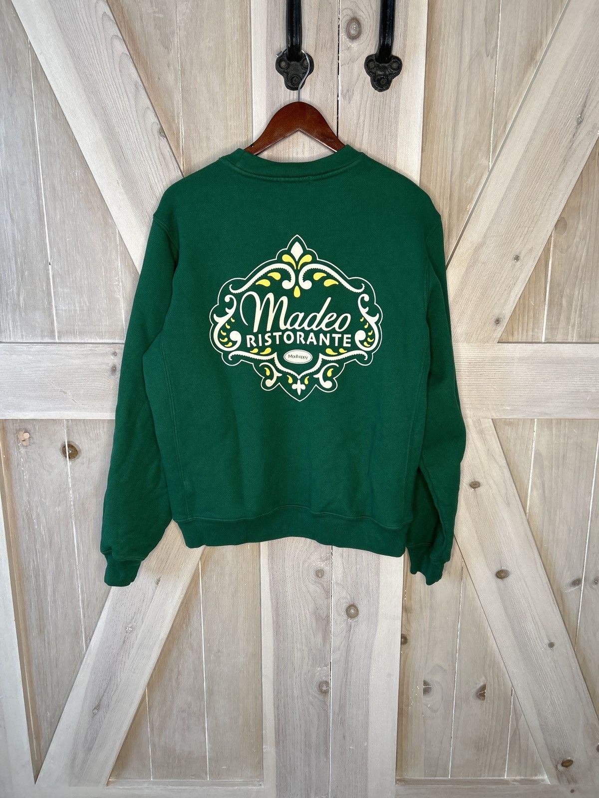 Vintage Vintage Green Crewneck Size US M / EU 48-50 / 2 - 2 Thumbnail