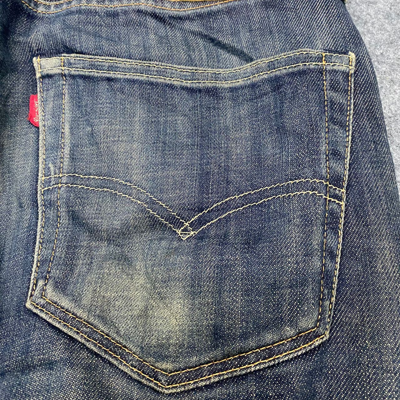 Japanese Brand Vintage Levis 505 Selvegde Redline Distressed Denim Size US 34 / EU 50 - 19 Thumbnail