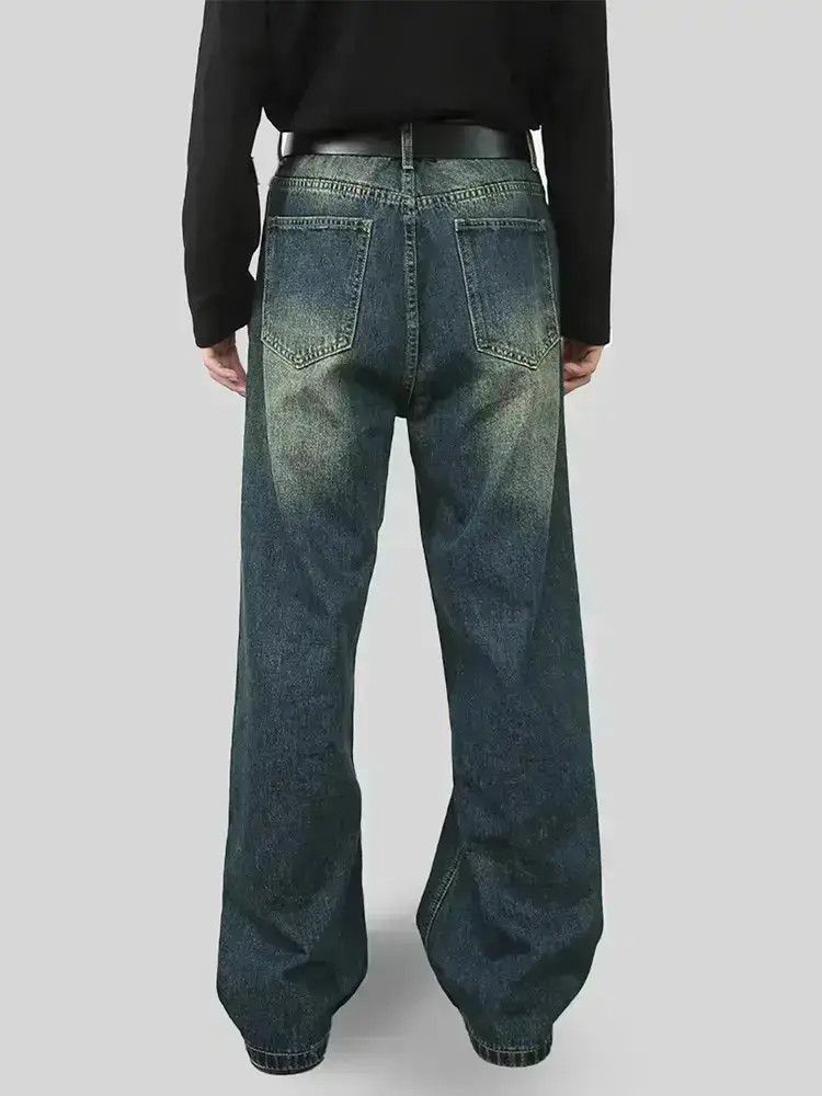 Japanese Brand Retro Blue Loose Wide Leg Jeans Size US 30 / EU 46 - 5 Thumbnail