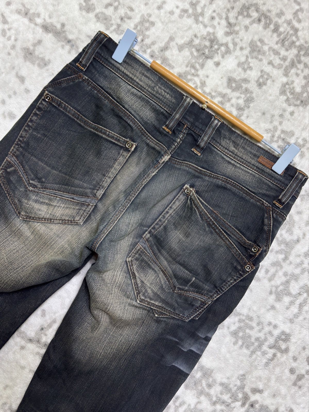 Nicole Club Nicole Club for Men Distressed Washed Zipper Pocket Denim Size US 30 / EU 46 - 15 Thumbnail