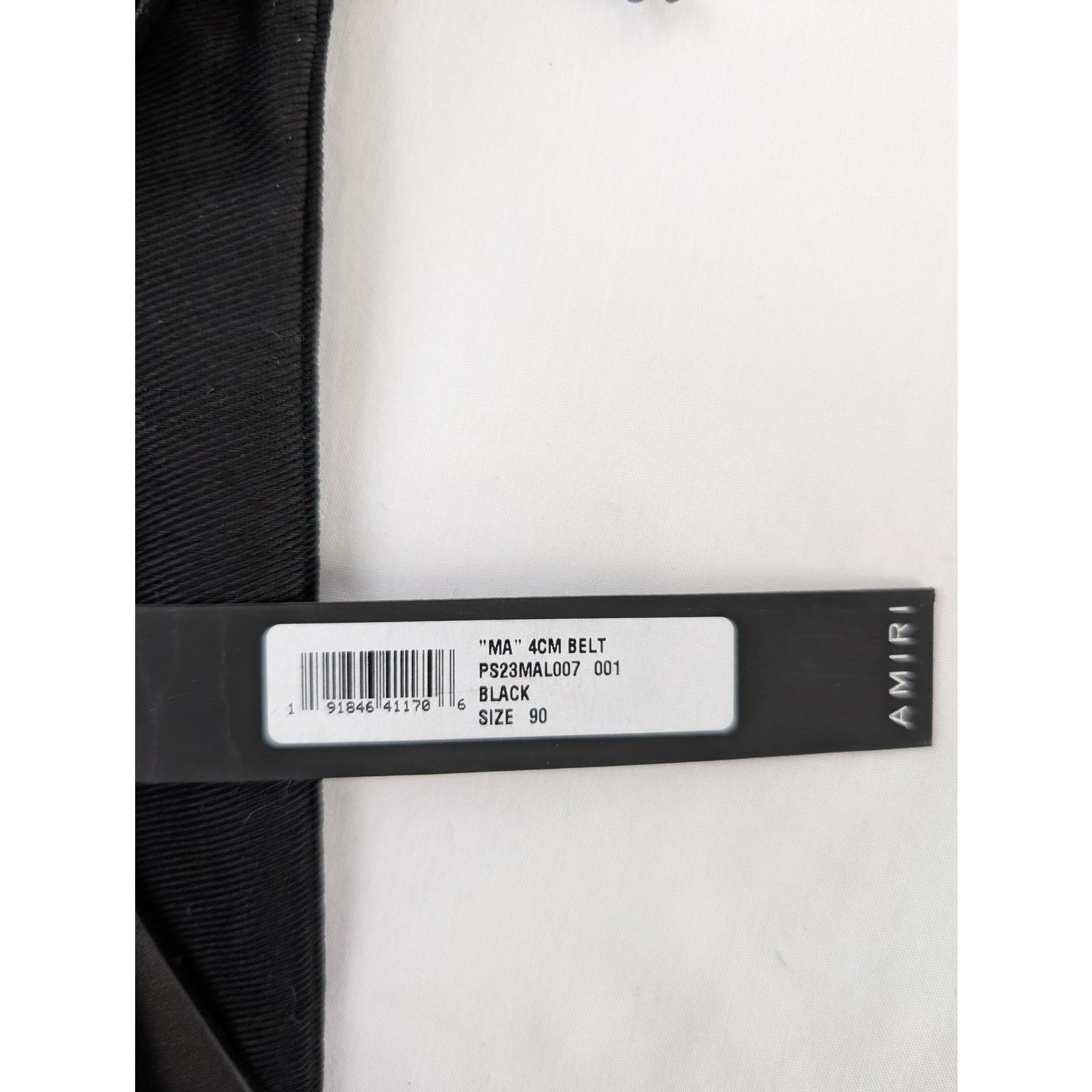 Amiri o1rshd1 Size: 90cm / 4cm MA Belt in Black Size 36 - 20 Thumbnail