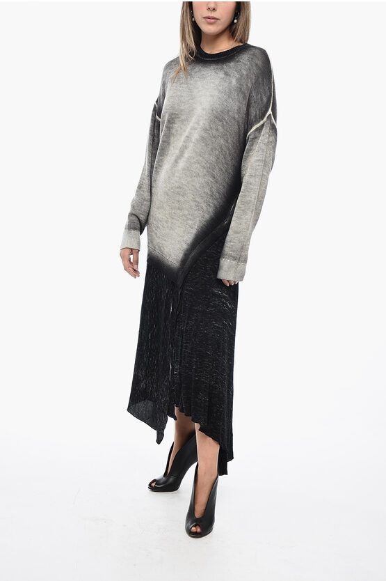 Double Fabbric KIMOLOS Dress with Gradient Effect