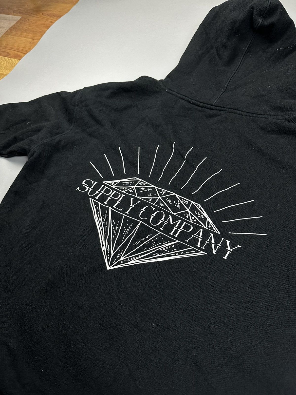 Diamond Supply Co. Oversized Black Hoodie Diamond Supply Big Logo Size US M / EU 48-50 / 2 - 7 Thumbnail
