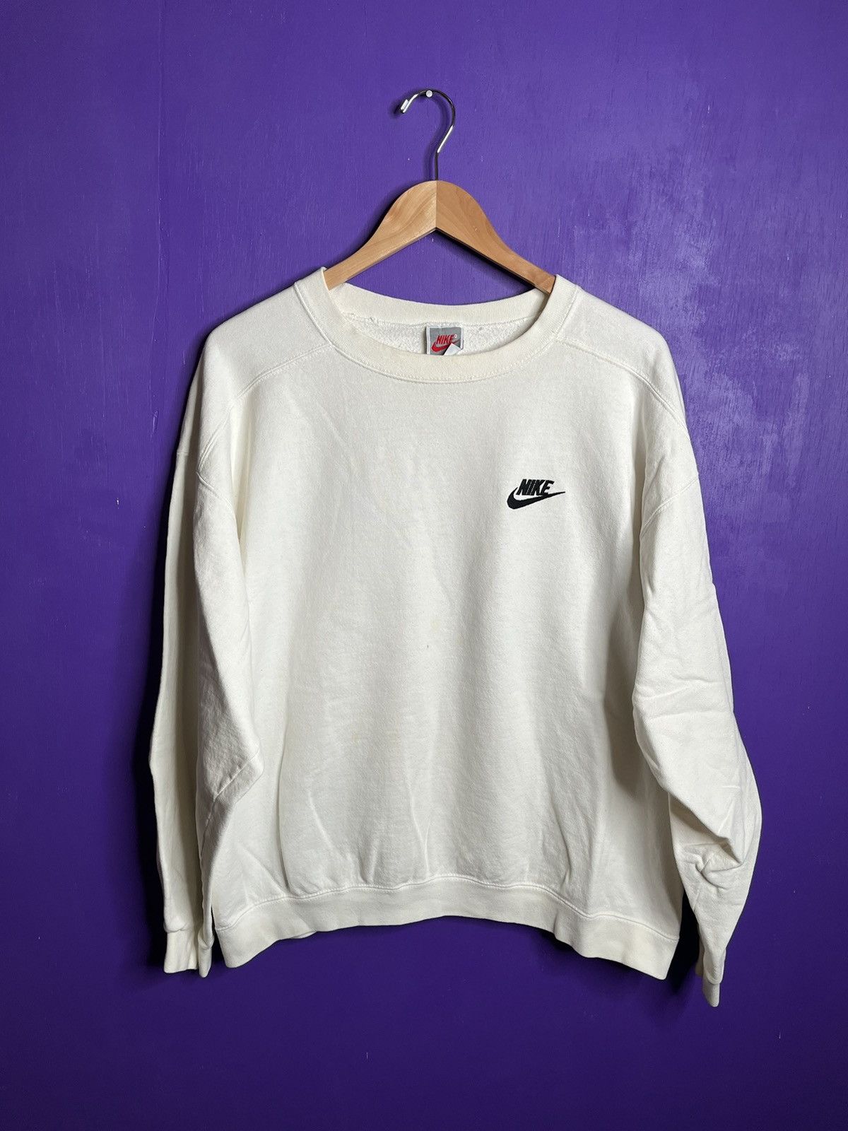 Vintage 90s Nike simple logo swoosh sweatshirt