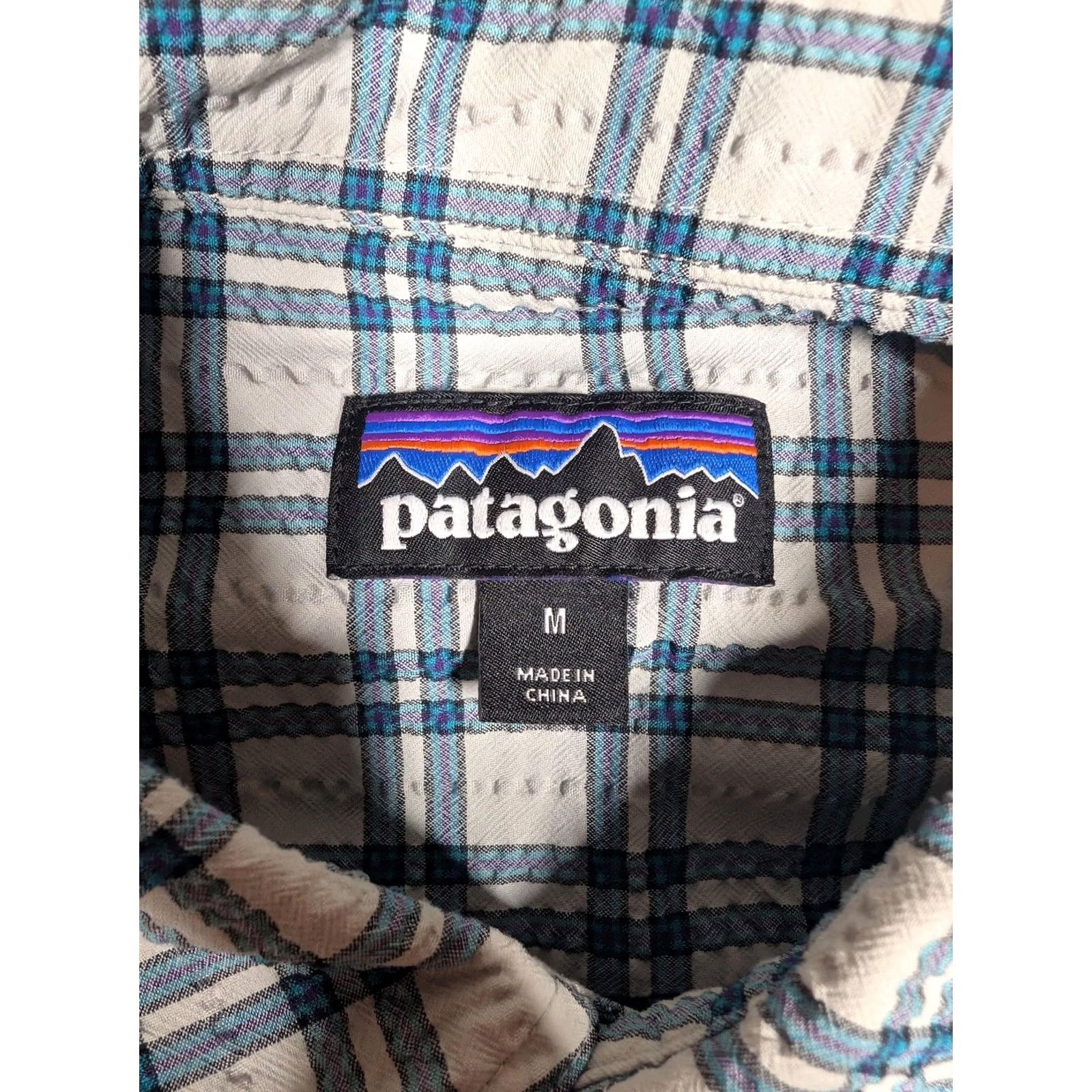 Patagonia Patagonia Shirt Mens M Blue Plaid Long Sleeve Snap Front Casual Shirt Size US M / EU 48-50 / 2 - 5 Thumbnail