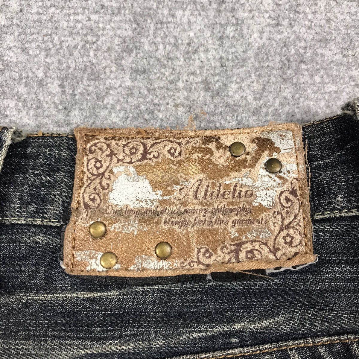 14th Addiction × If Six Was Nine FLARED🔥BOOTCUT ALDELIO JAPAN DISTRESSED DENIM PANTS Size US 30 / EU 46 - 17 Thumbnail