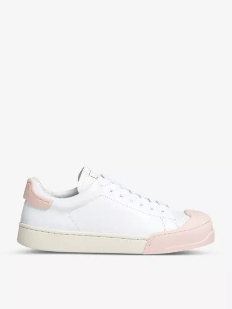 Marni o1w1db10125 Dada Bumper Leather Sneakers in White/Pink Size US 10 / IT 40 - 1 Thumbnail