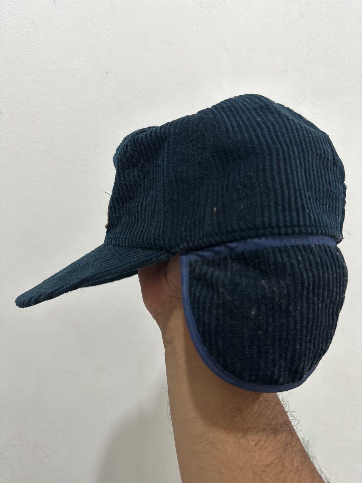 Vintage 80’s Japan Yamaha Racing Corduroy Hat Size ONE SIZE - 3 Thumbnail