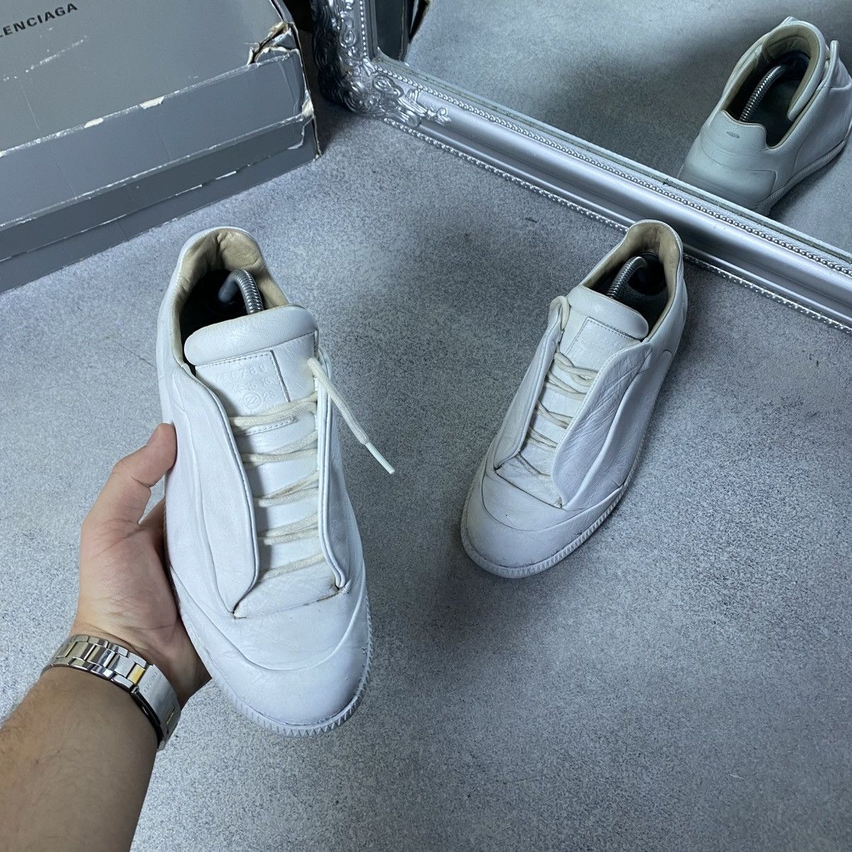 Maison Margiela Maison Margiela future shoes sneakers street wear opium Size US 7 / EU 40 - 2 Thumbnail