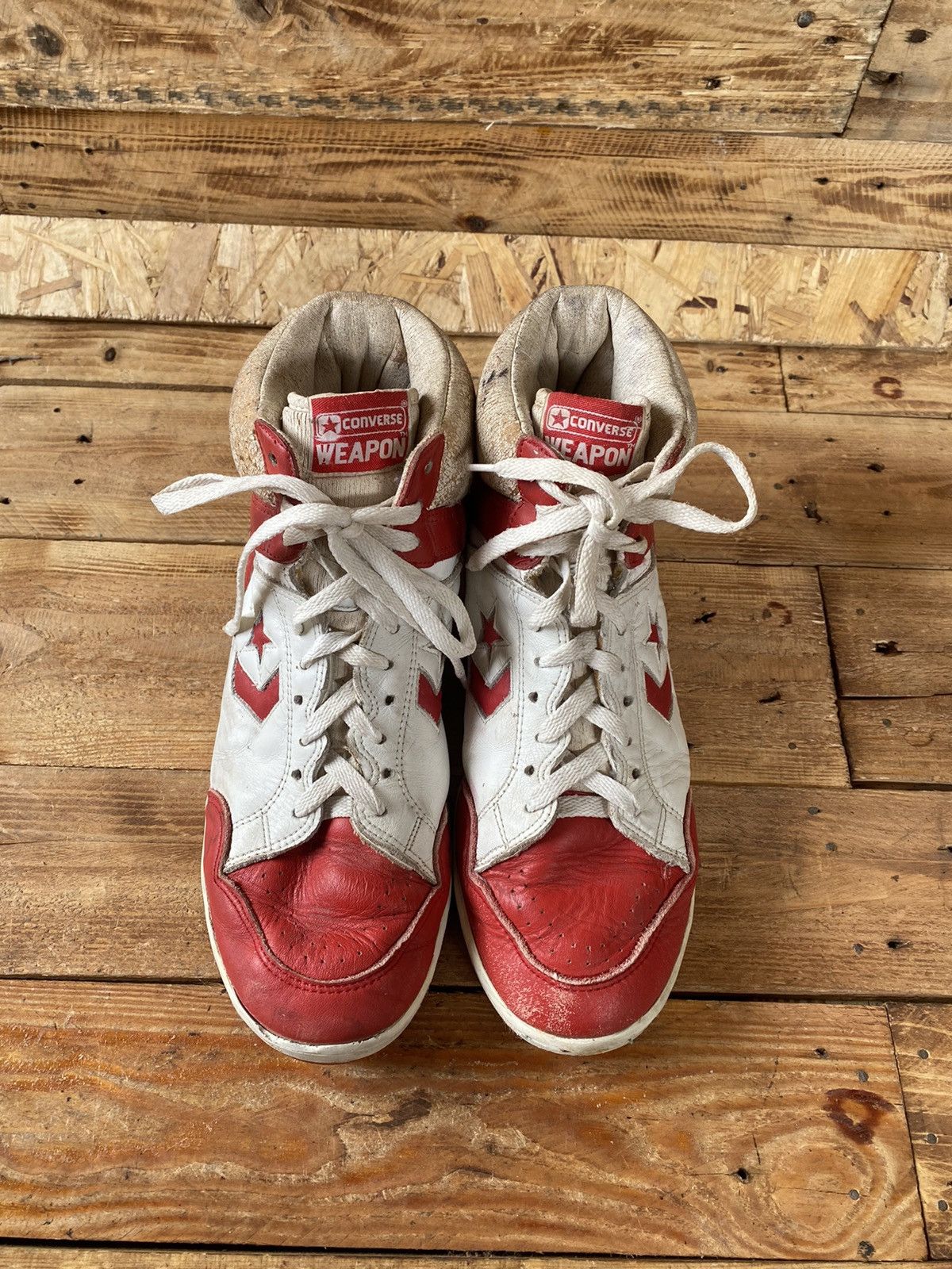 Converse Vintage 80’s Converse weapon hi-top sneakers sz 10 Size US 10 / EU 43 - 1 Thumbnail