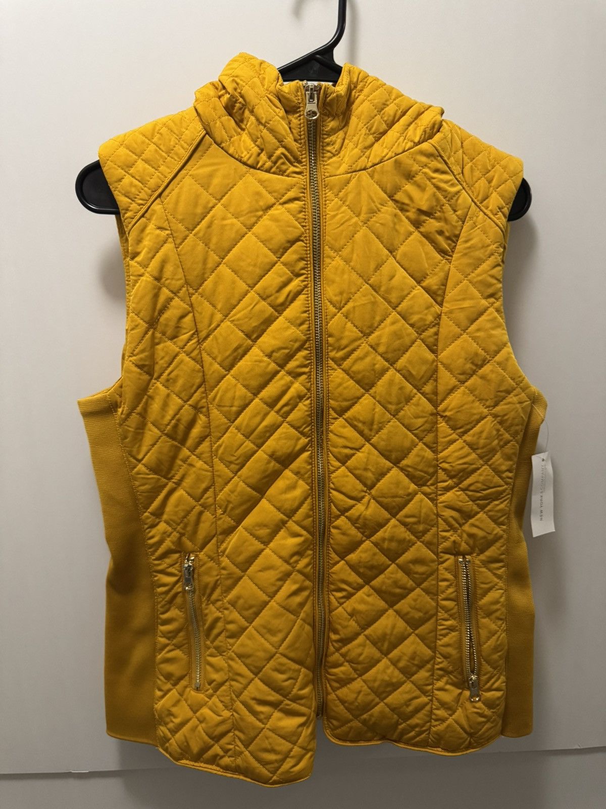Other New York & Company Woman’s Mustard Quilted Vest Size M / US 6-8 / IT 42-44 - 7 Thumbnail
