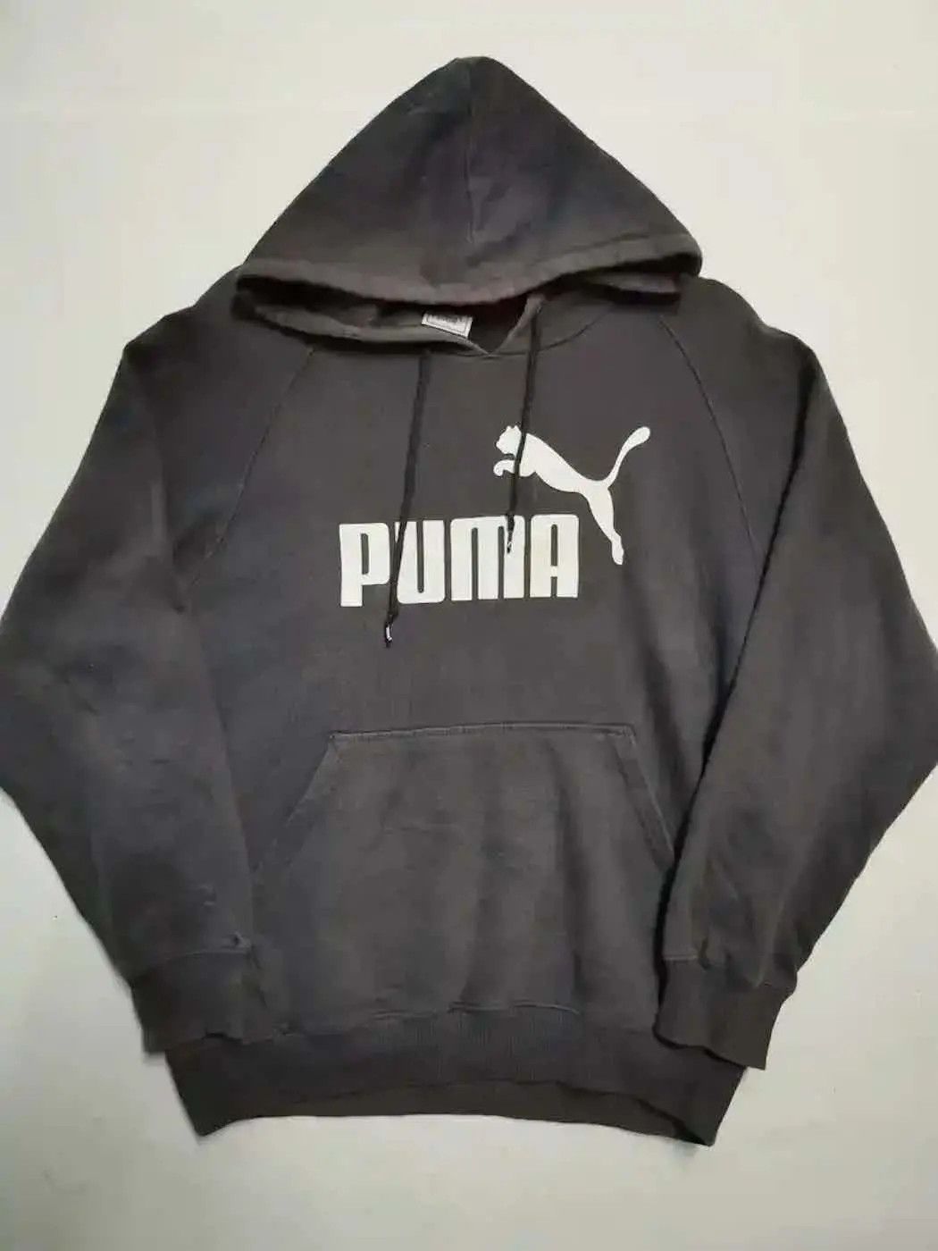 Puma Vintage Puma Big Logo Sweatshirt Hoodie Size US M / EU 48-50 / 2 - 1 Thumbnail