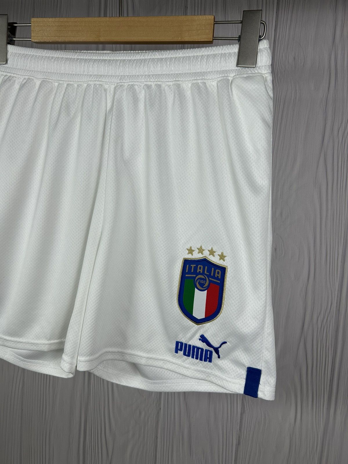 Puma Puma Italy 22/23 Boys White Soccer Shorts Size XL Boys Size US 30 / EU 46 - 3 Thumbnail