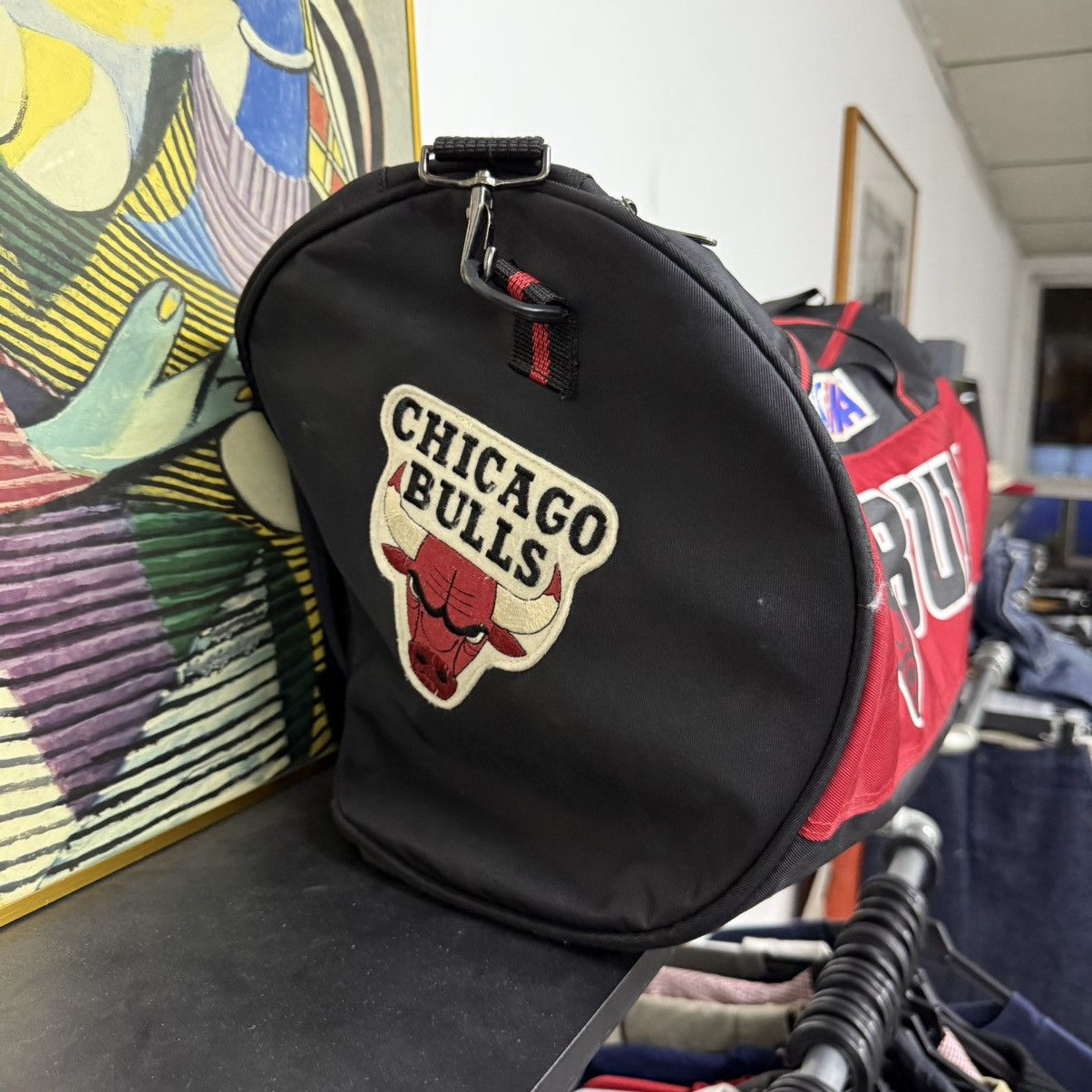 NBA Vintage Chicago Bulls Duffle Bag Size ONE SIZE - 4 Thumbnail
