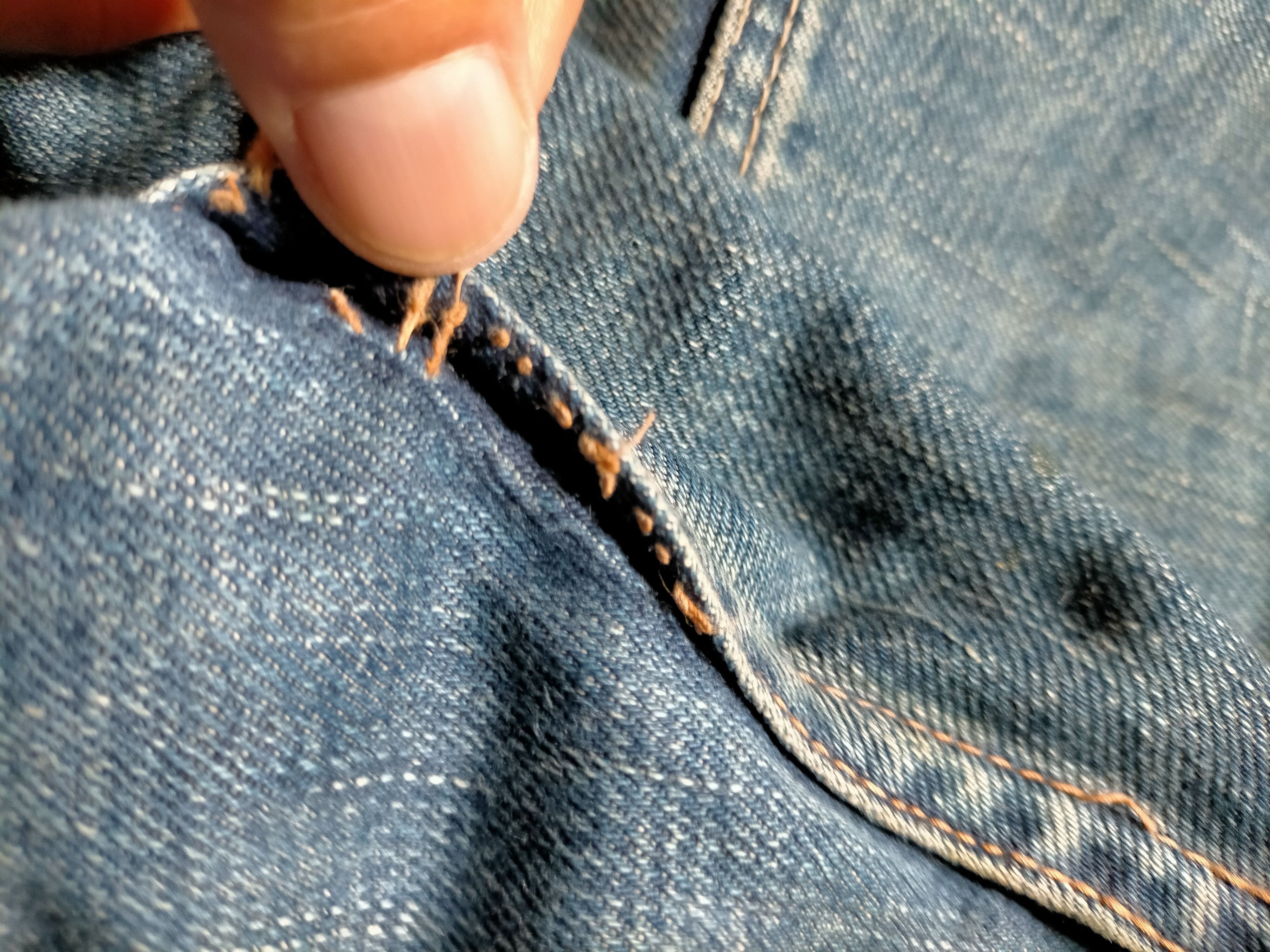 Full Count & Co. Vintage 90s Full Count & Co Selvedge Bush Pants Denim Japan Size US 34 / EU 50 - 17 Thumbnail