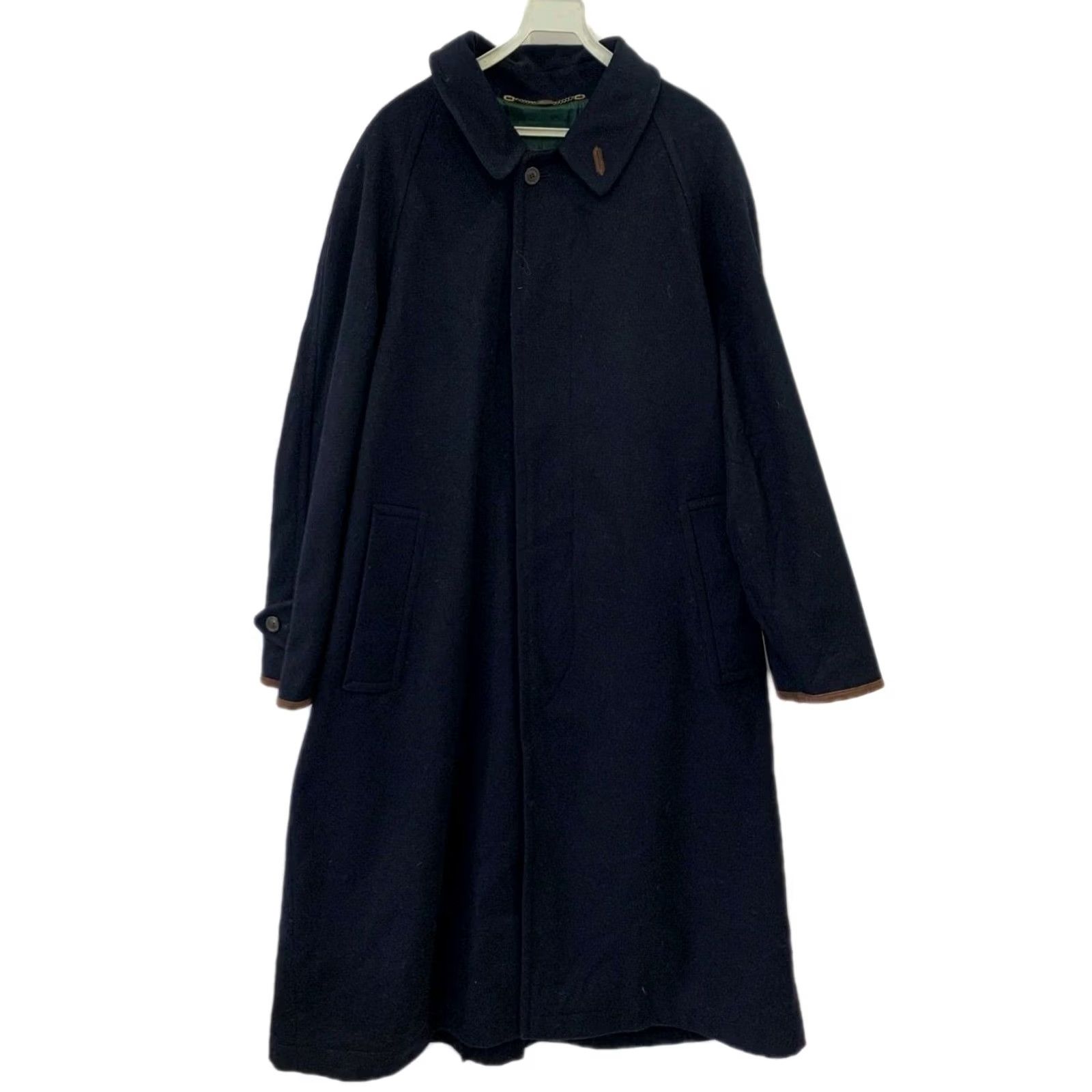 Vintage Schneiders Salzburg Town & Country Overcoat Navy Wool Alpaca 40R Mens Jacket Coat 70% Virgin Wool 5% Alpaca 25% Polyamide EU 48/US 40 Size US XXS / EU 40 - 2 Thumbnail