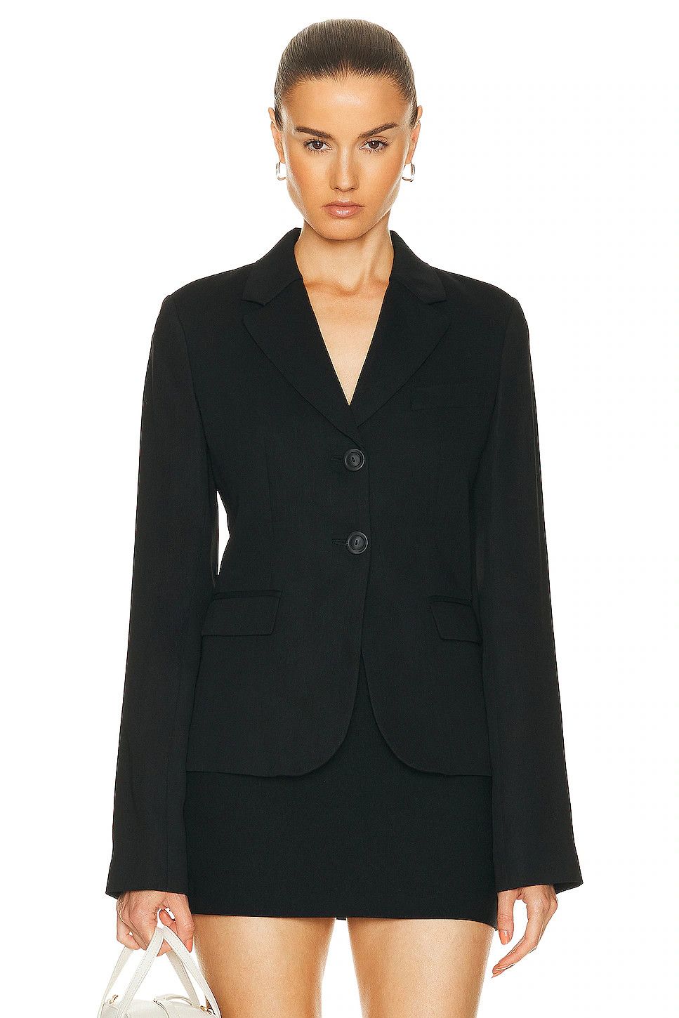 Acne Studios o1y0725 Blazer in Black Size L / US 10 / IT 46 - 1 Thumbnail