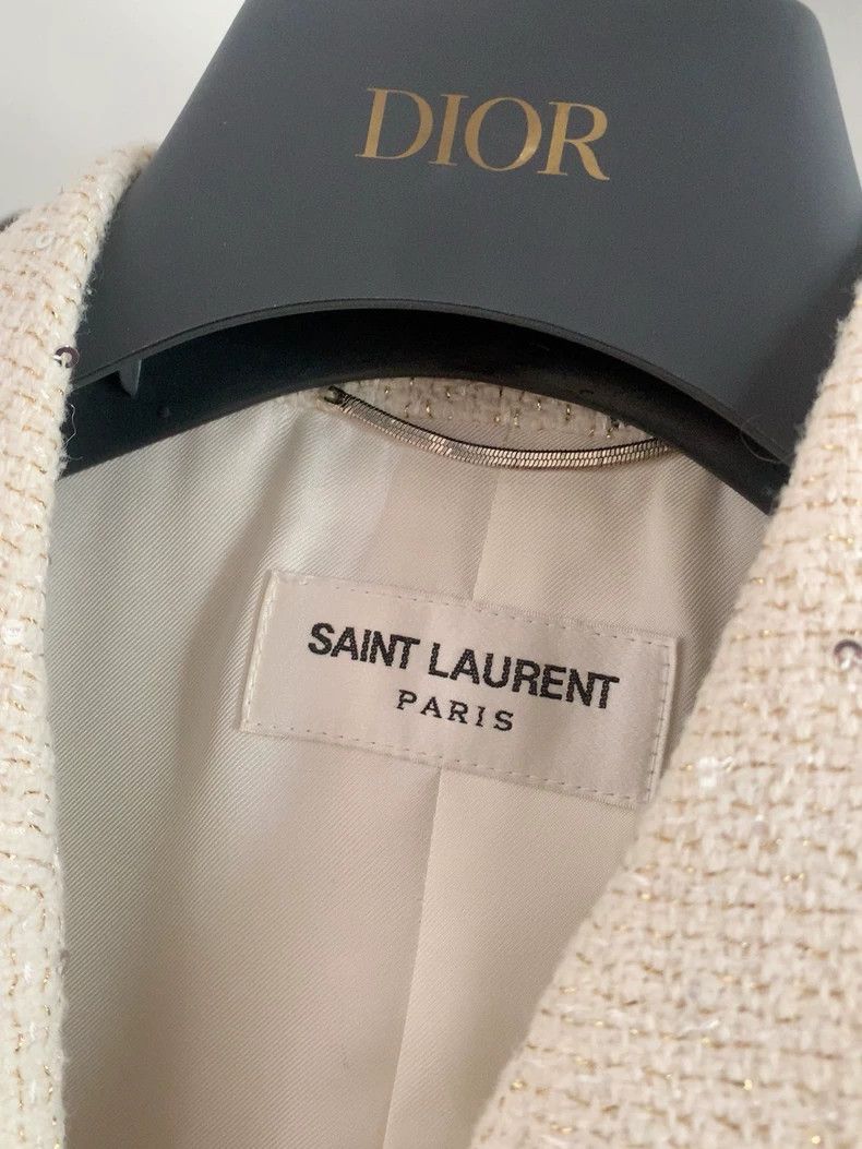 Saint Laurent Paris Saint Laurent Paris blazer 2505-Nextarrow Size 42R - 2 Thumbnail