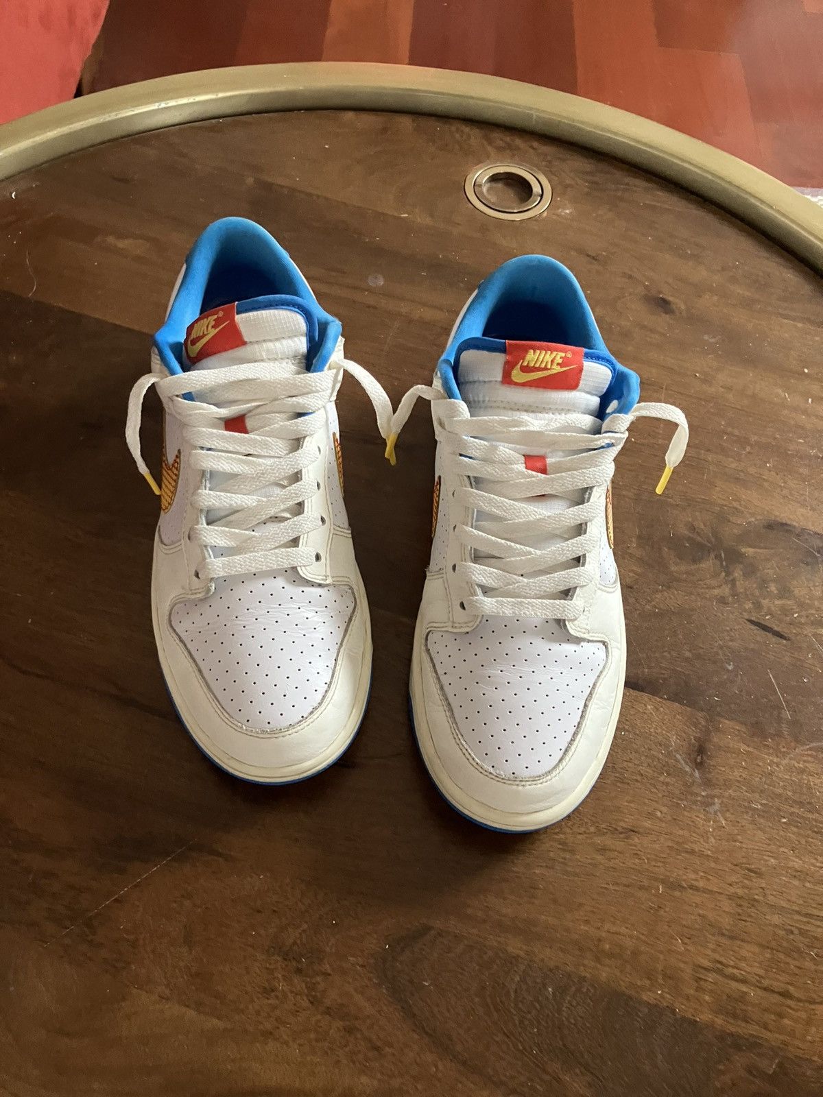 Nike Nike Dunk Low Retro Pop Art Harlem Globe Trotters HQ3613-133 Size US 9 / EU 42 - 1 Thumbnail