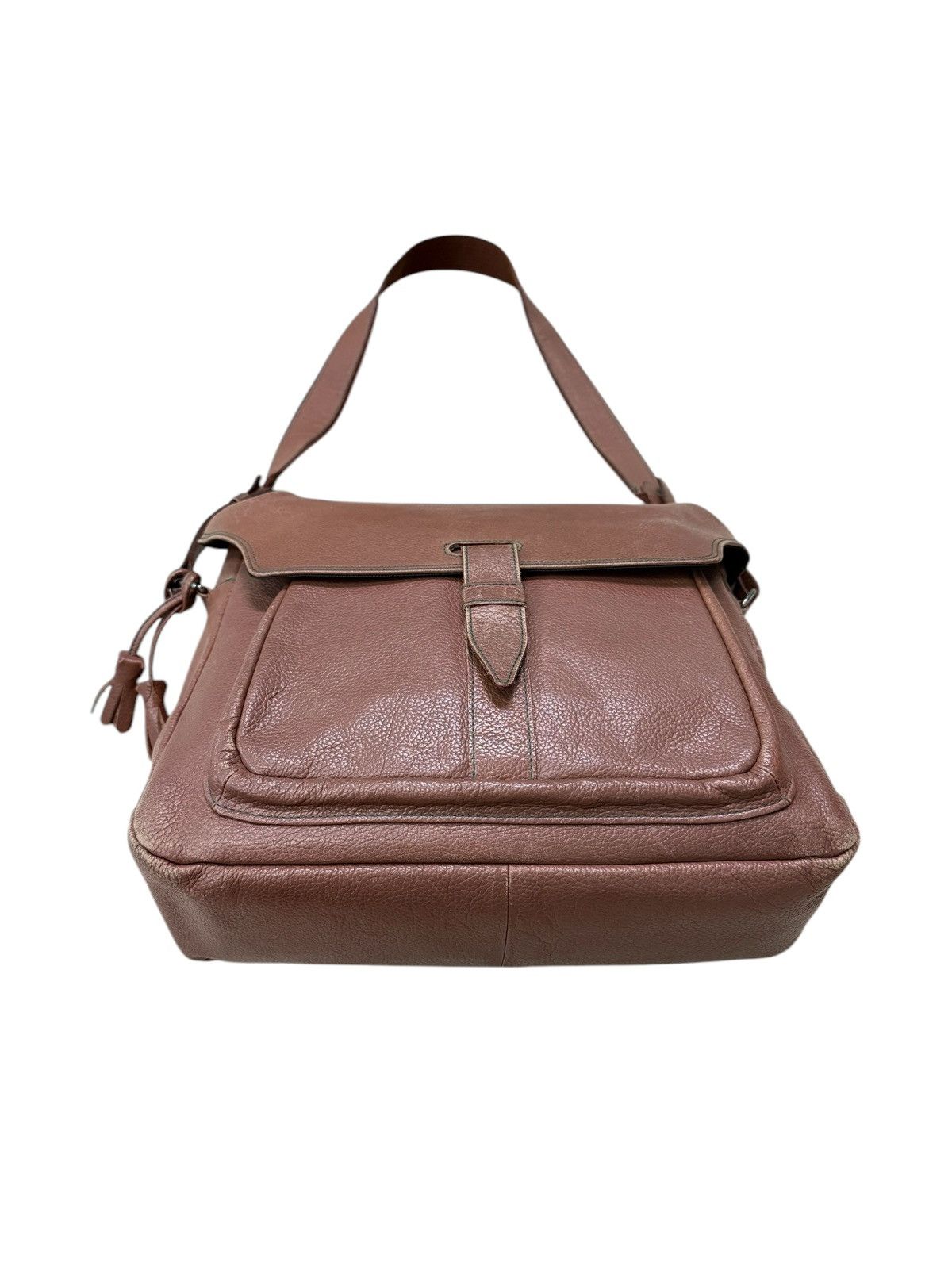Kenzo VINTAGE KENZO PARIS LEATHER MASENGER BAG Size ONE SIZE - 2 Thumbnail
