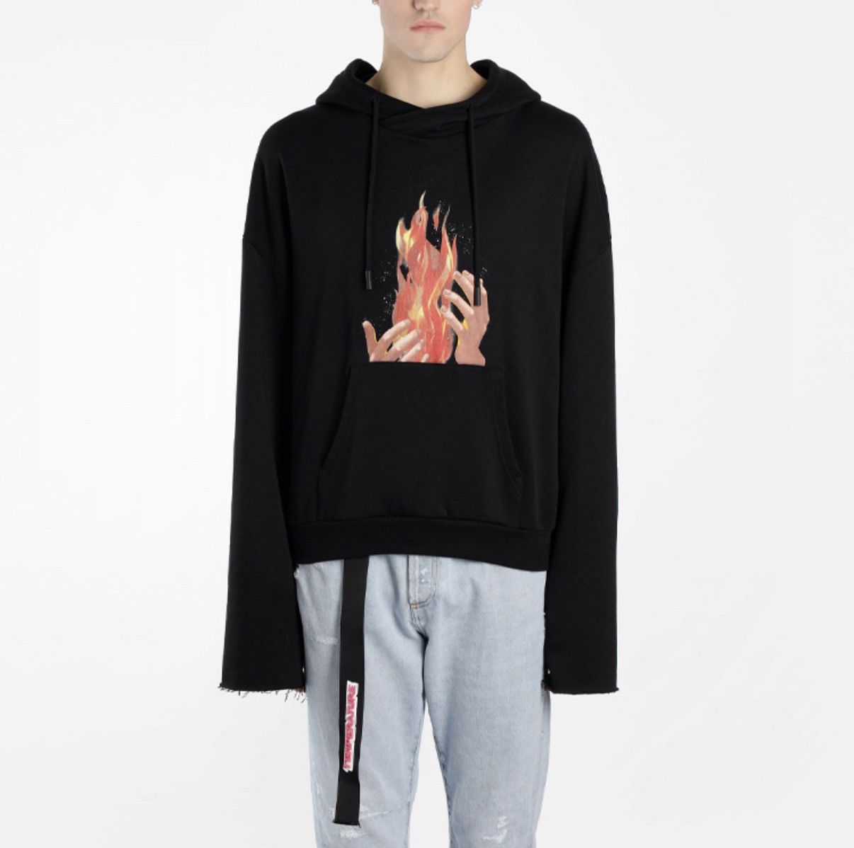 Off-White Off-White Diag Fire Back Zip Sweatshirt Size US XL / EU 56 / 4 - 12 Thumbnail