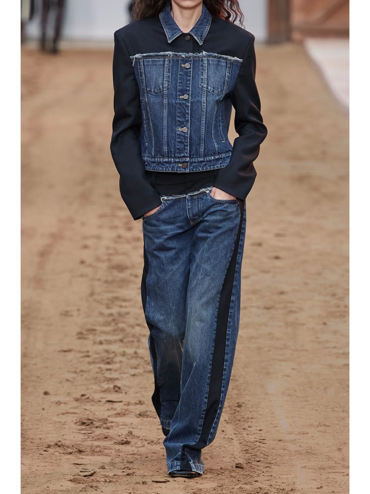 Stella McCartney $990 FW23 Runway Hybrid twill denim Size US 30 / EU 46 - 3 Thumbnail