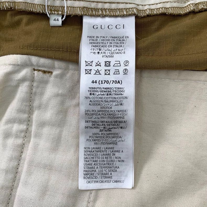 Gucci Gucci Brown plaid striped webbing cotton leg casual trouse Size US 28 / EU 44 - 7 Thumbnail