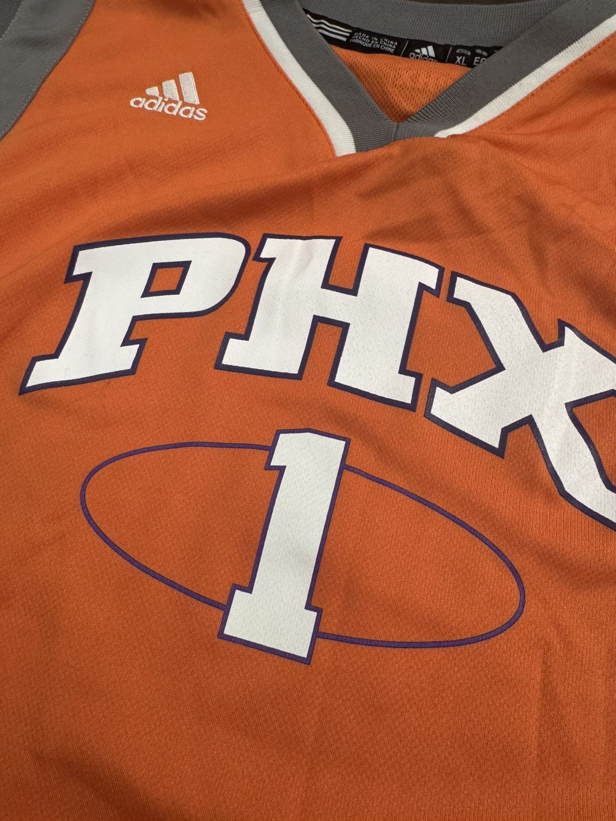 Adidas Youth Size XL Adidas Phoenix Suns Goran Dragic #1 NBA Jersey Size US XL / EU 56 / 4 - 3 Thumbnail