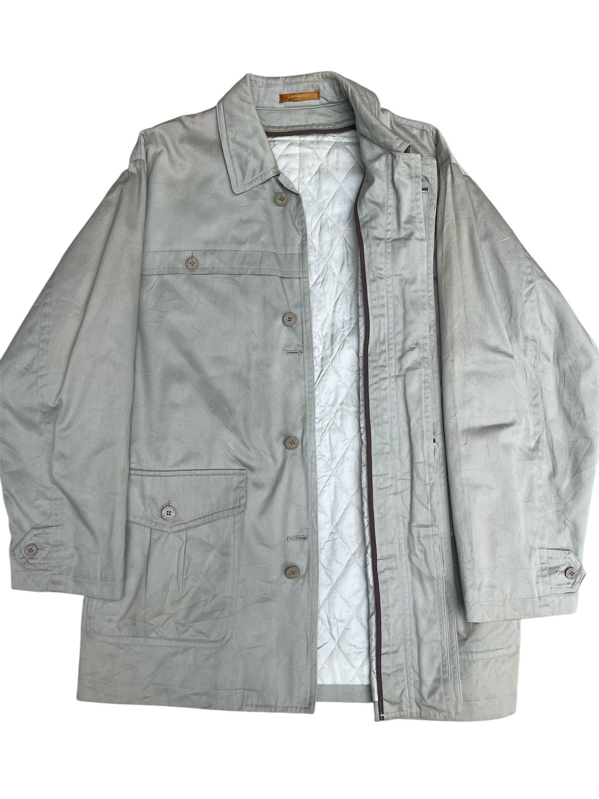 Lancel LANCEL Paris Workwear Jacket Quilted Liner Multi-Pocket Size US L / EU 52-54 / 3 - 4 Thumbnail
