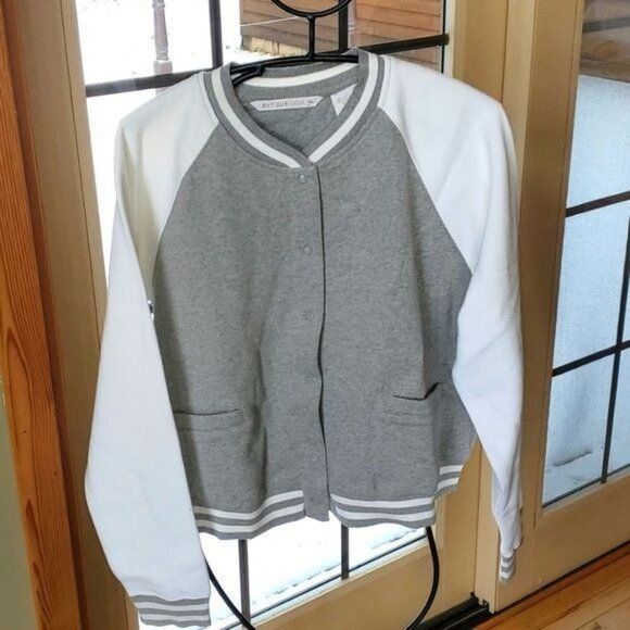 Antigua Antigua Sport Long Sleeve Pocketed Full Snap Sz L Jacket Size L / US 10 / IT 46 - 1 Thumbnail