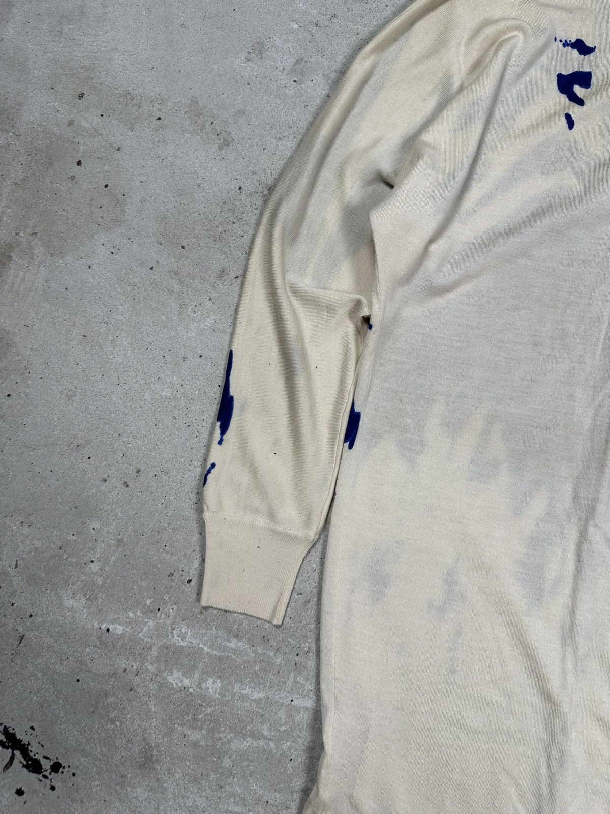 Alexander McQueen Alexander McQueen 2000s Abstract Print Cashmere Asymmetrical Size S / US 4 / IT 40 - 14 Thumbnail