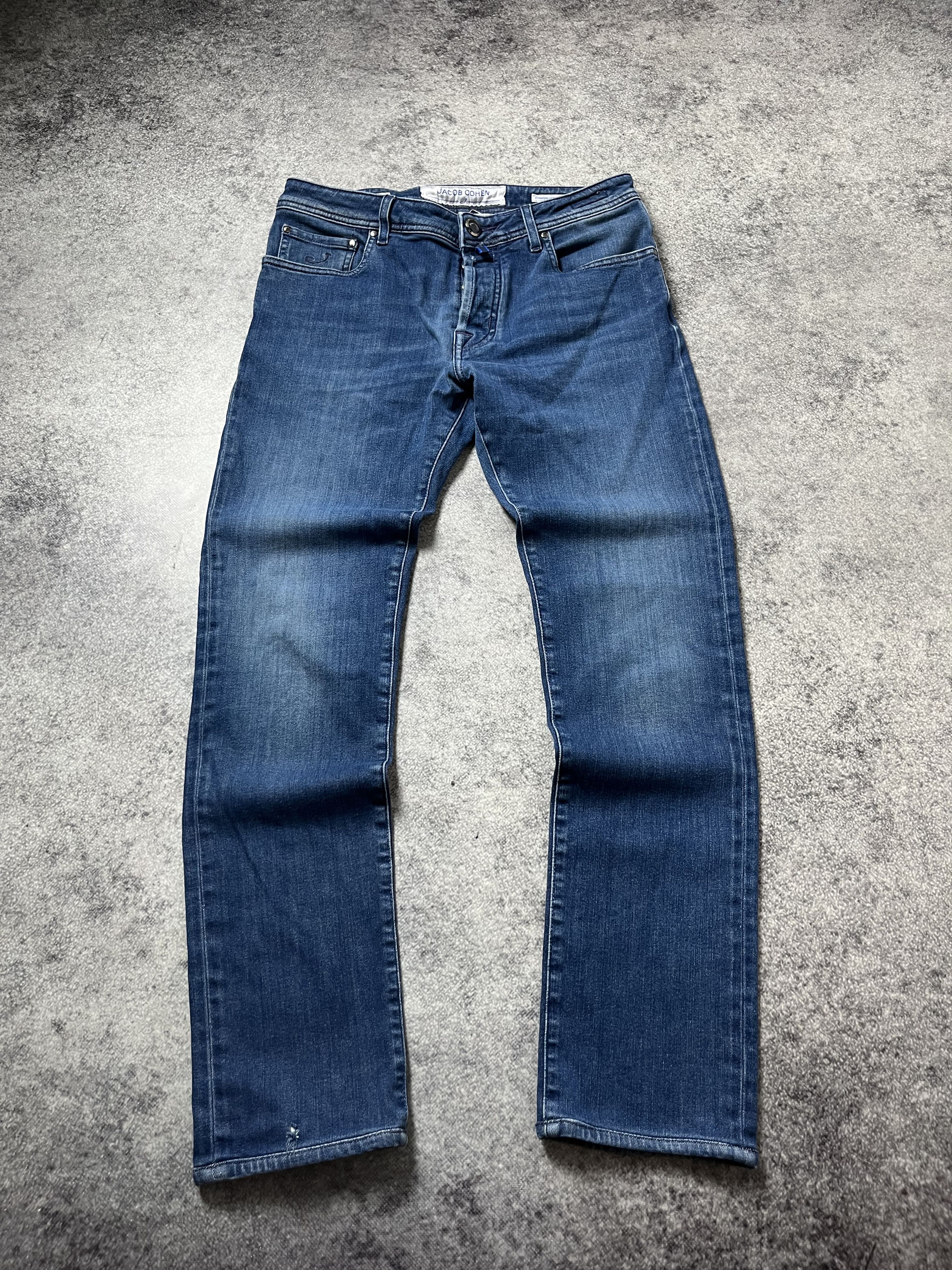 Jacob Cohen 🔥Jacob Cohen Style 688 Premium Denim Jeans Straight Fit Size US 33 - 6 Thumbnail