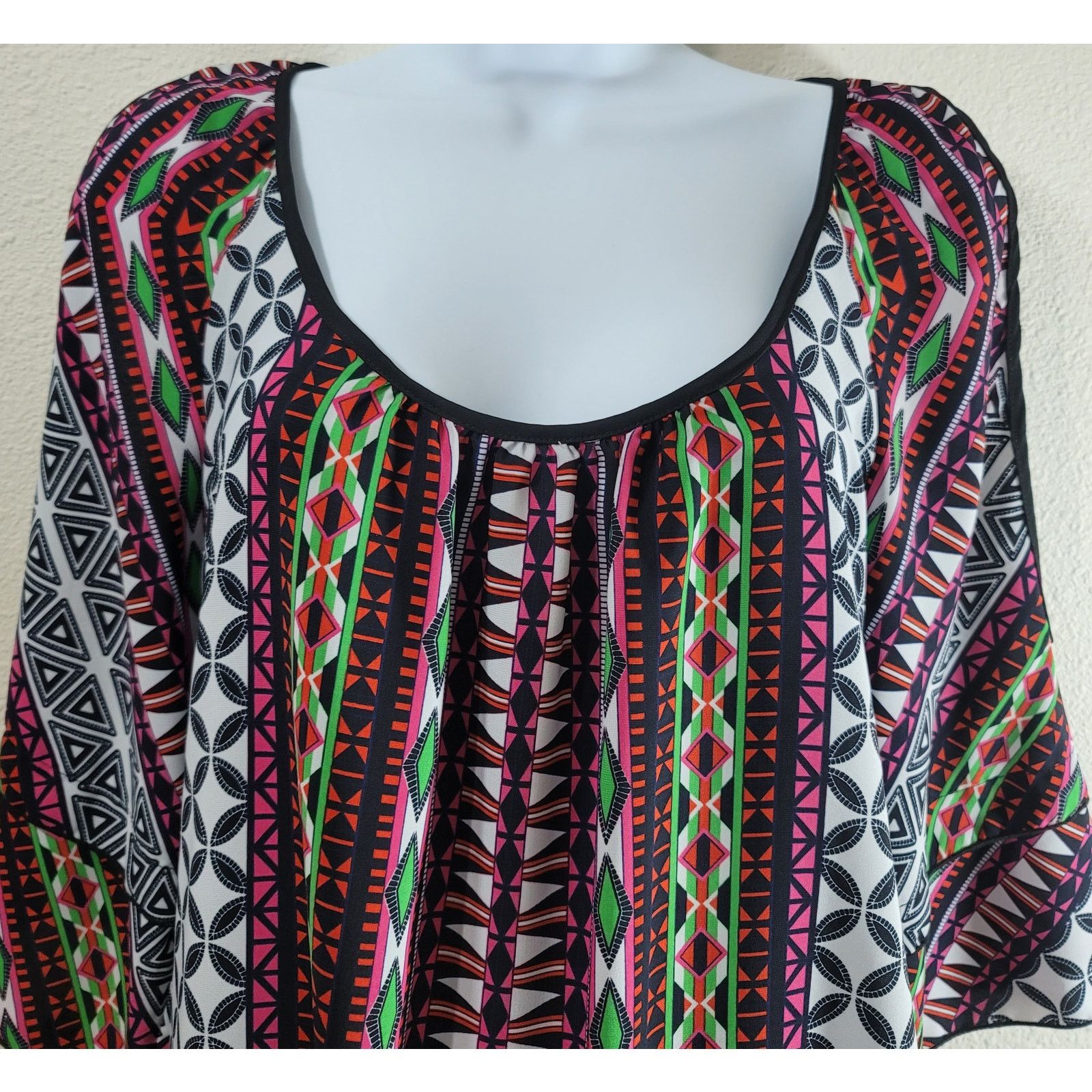 Other Gibson Latimer Black Pink Retro Cold Shoulder Shift Dress S Size S / US 4 / IT 40 - 6 Thumbnail